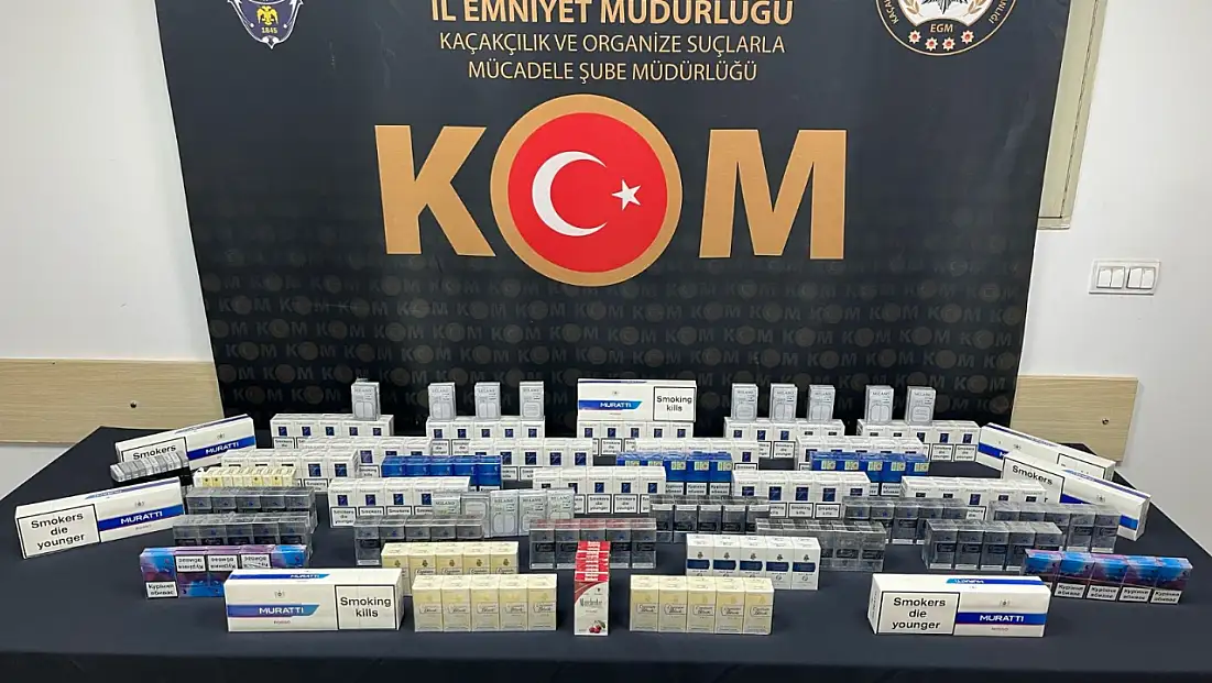 Gümrük kaçağı sigara yakalandı!