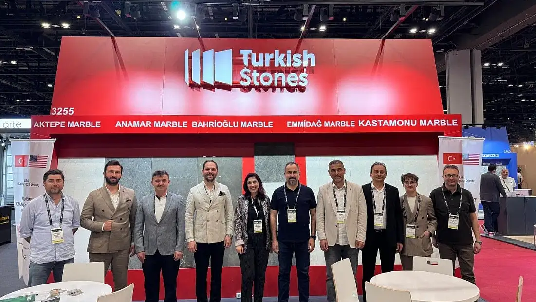 Kastamonu mermeri ABD fuarında
