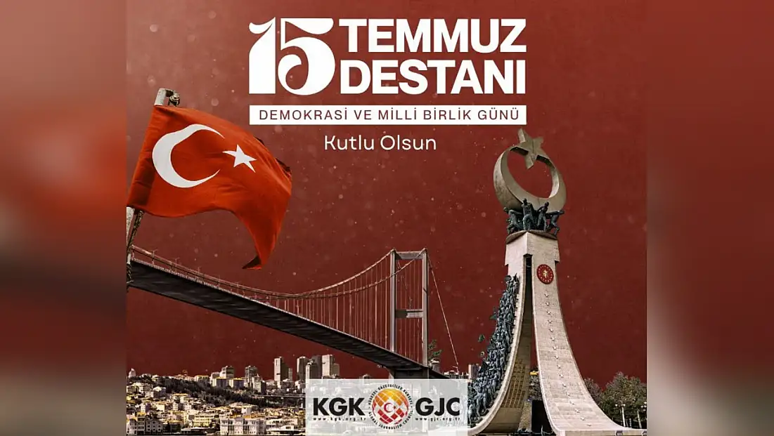 KGK, ‘Demokrasiye sahip çıkma kararlılığımız sürecek’