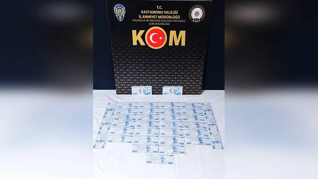 KOM'dan sahte para operasyonu!