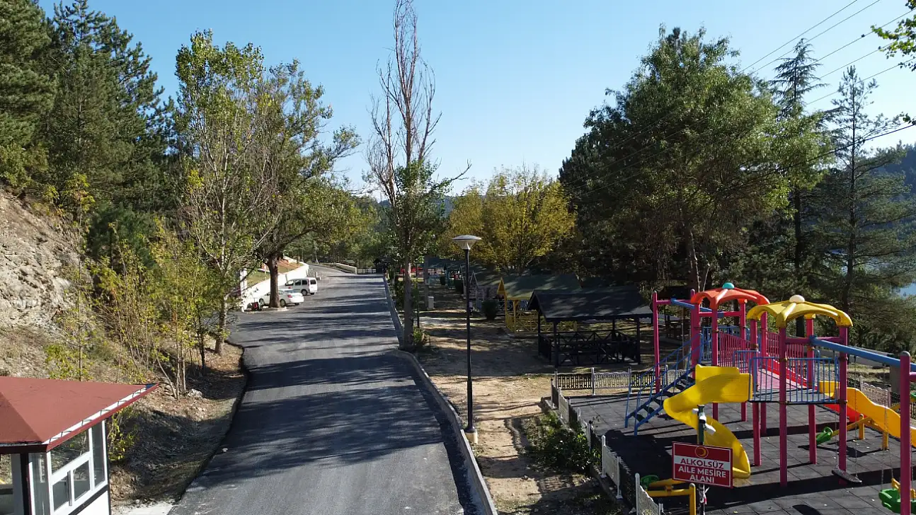 Karaçomak Barajı Mesire Alanı görüntülendi