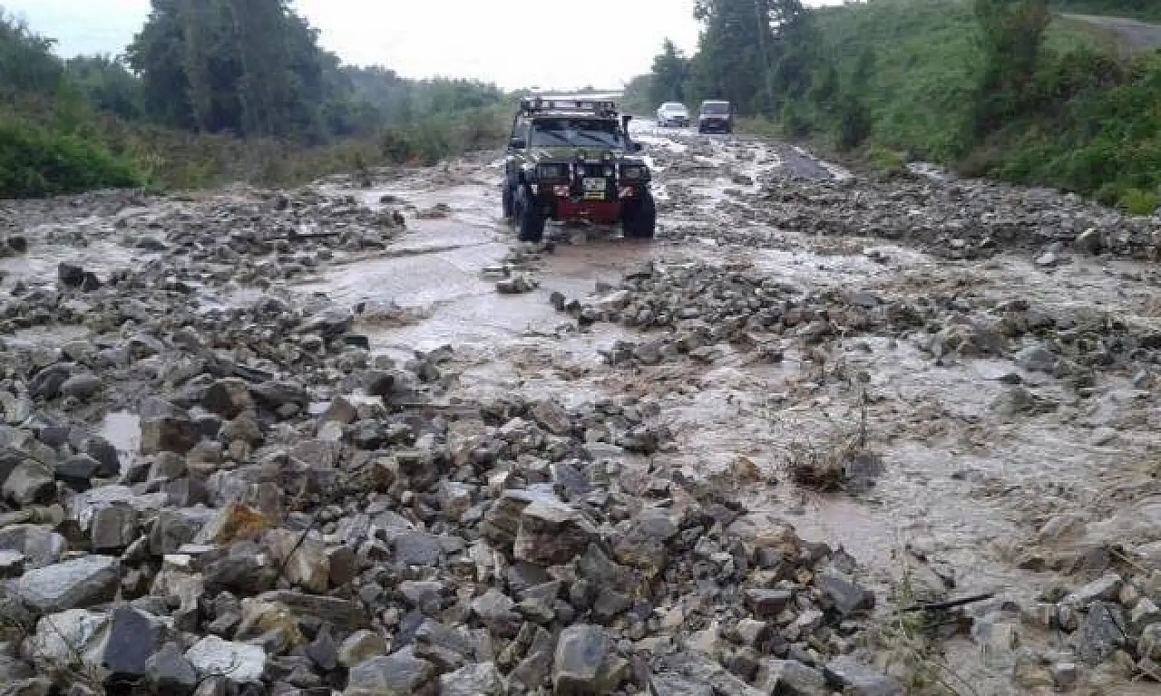 Cide'de sel felaketi