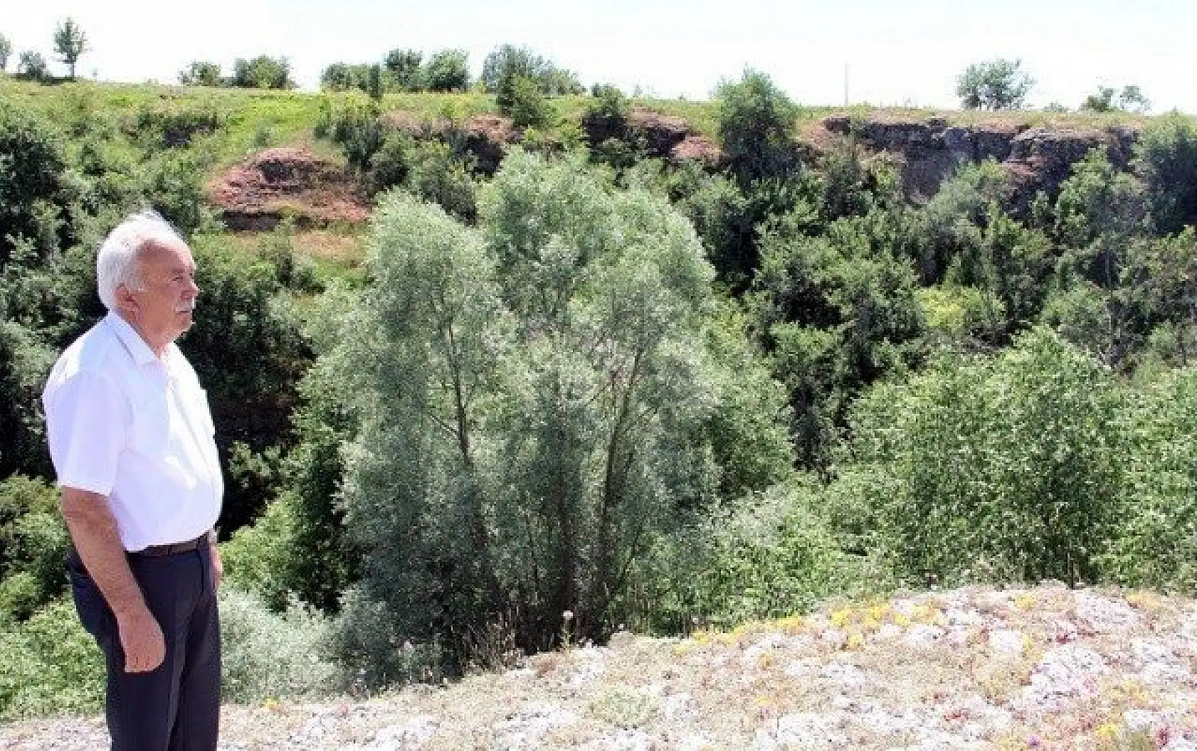 Kazan kayası, kışın yaban hayvanlarının yazın turistlerin ilgi odağı