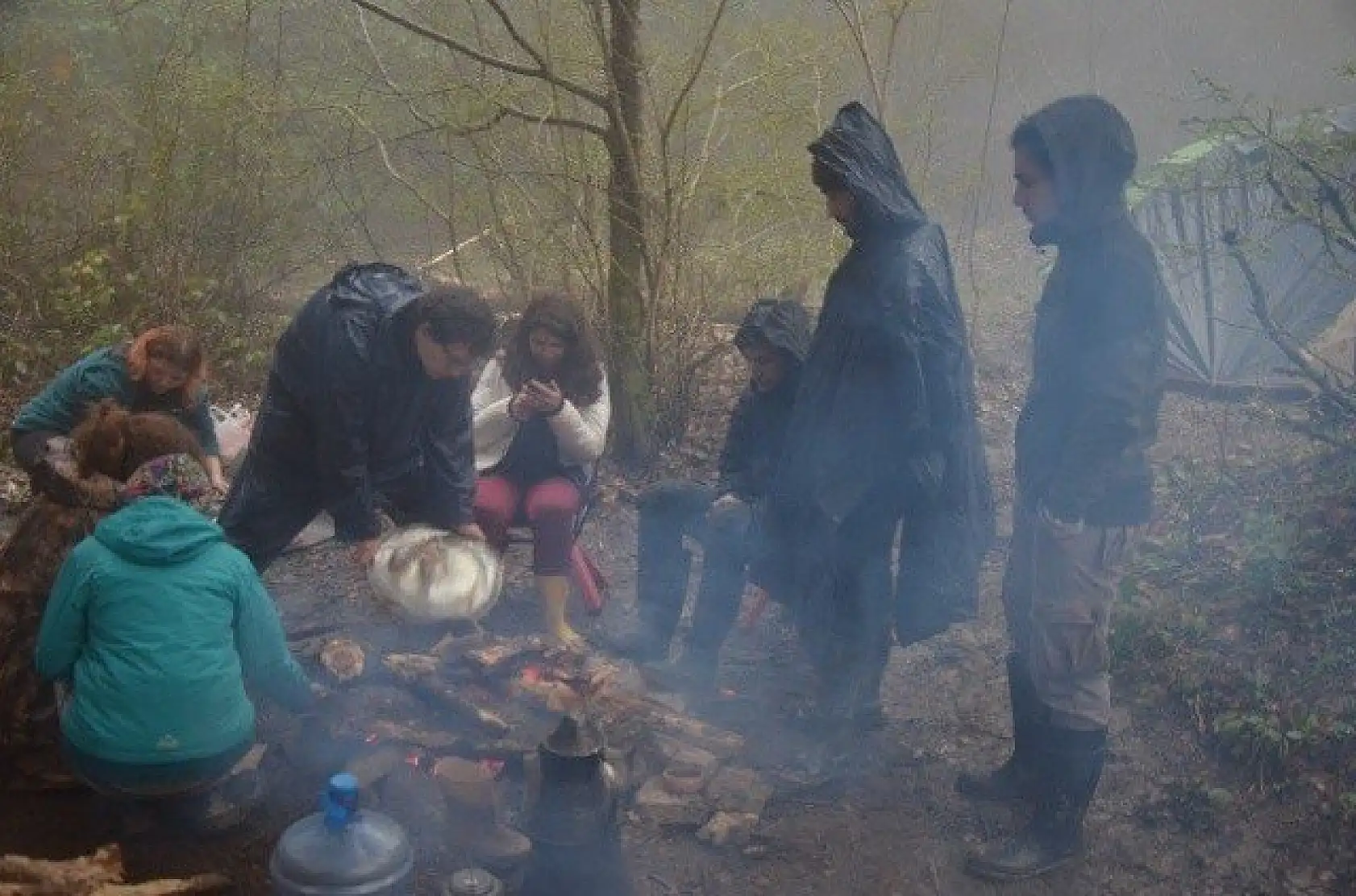 Dağlı Kuylucu Mağarası'nda 2 gün kamp yaptılar