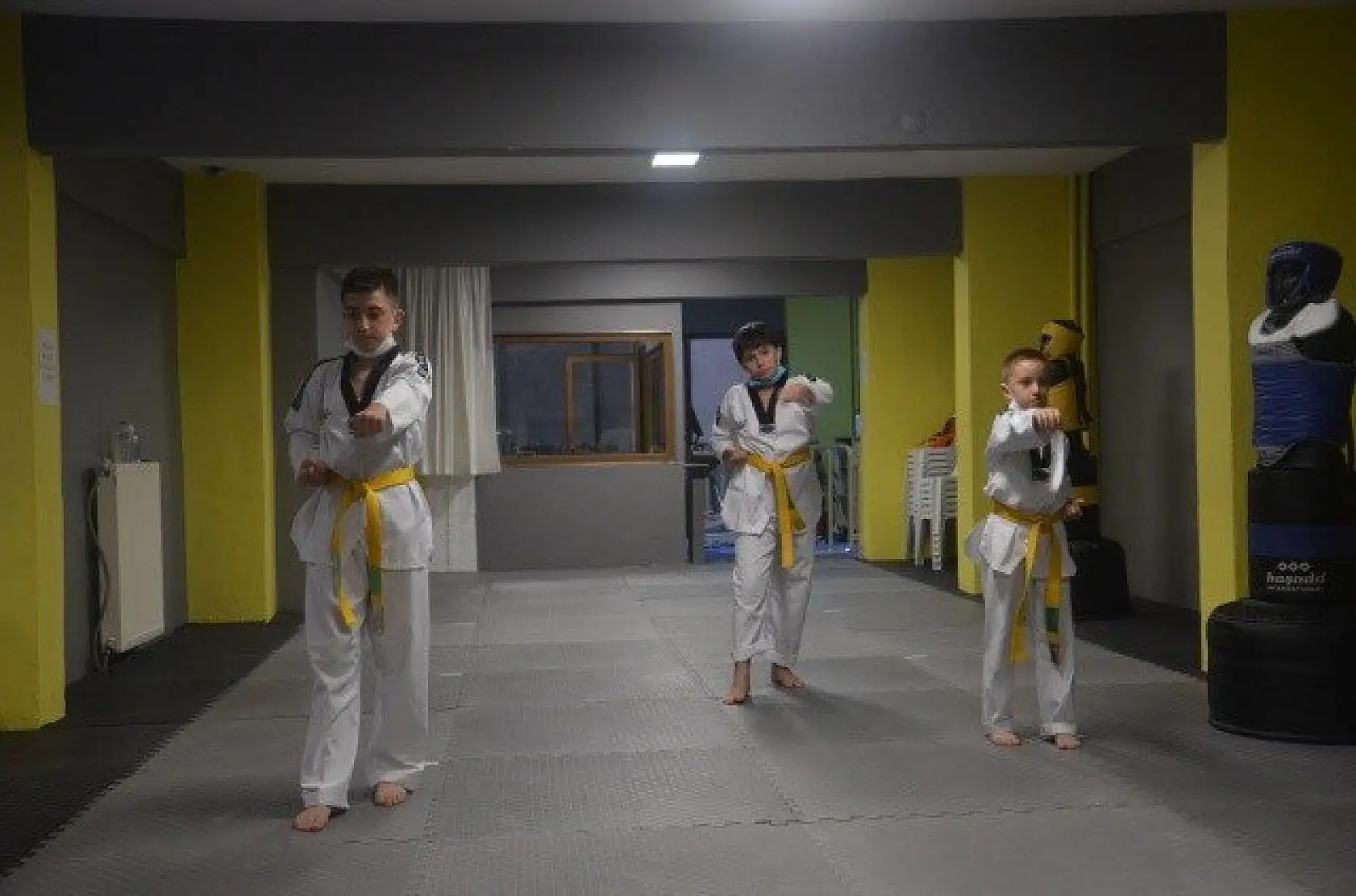 Kovid-19 tedbirli kuşak terfi heyecanı!