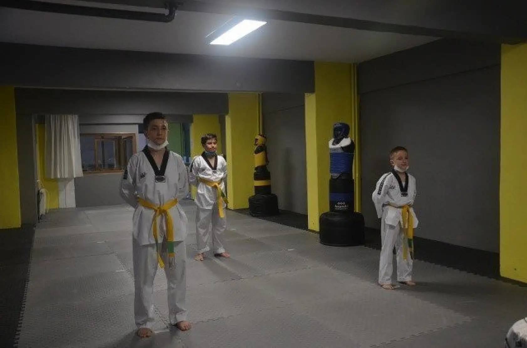 Kovid-19 tedbirli kuşak terfi heyecanı!