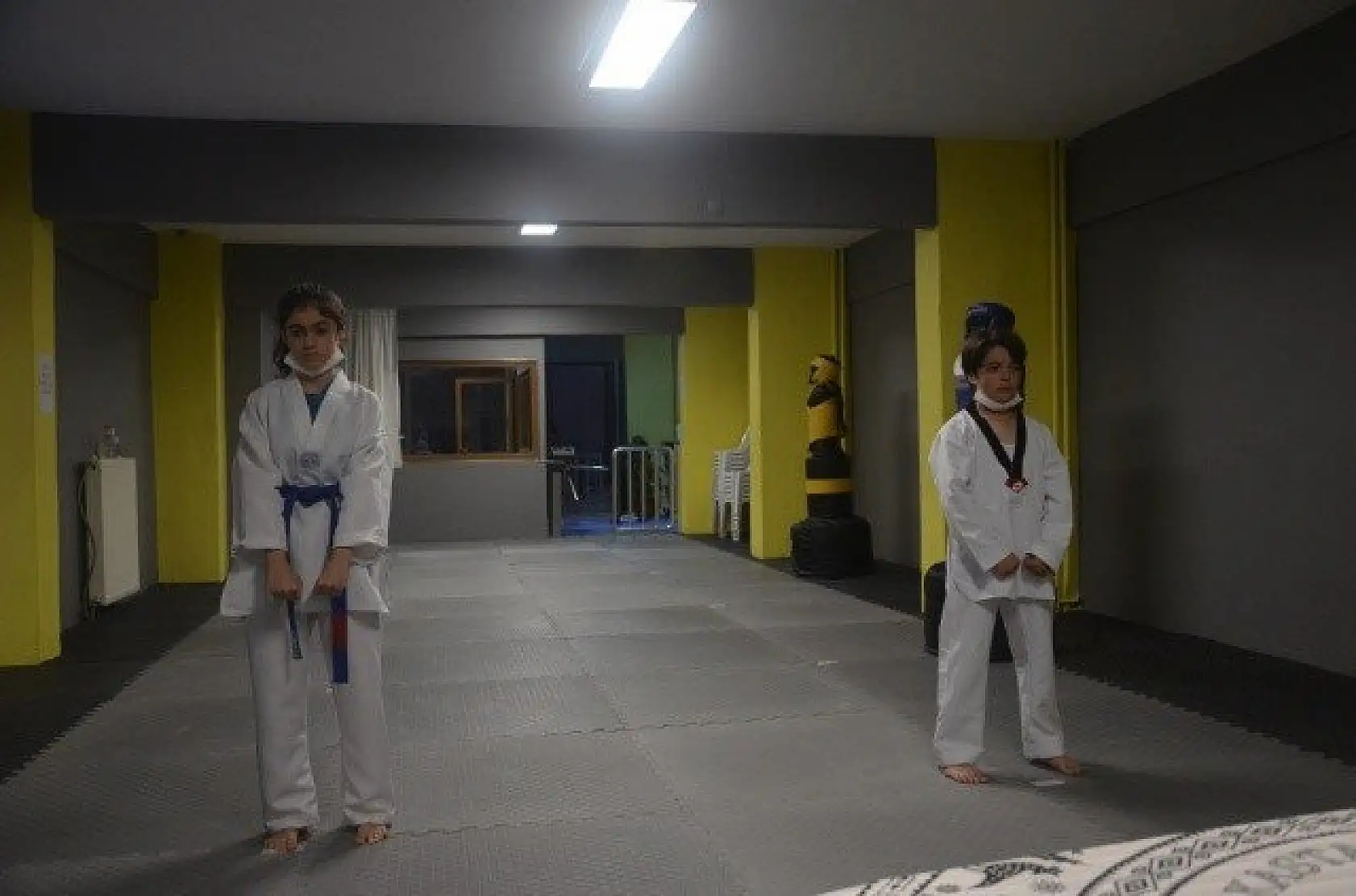 Kovid-19 tedbirli kuşak terfi heyecanı!