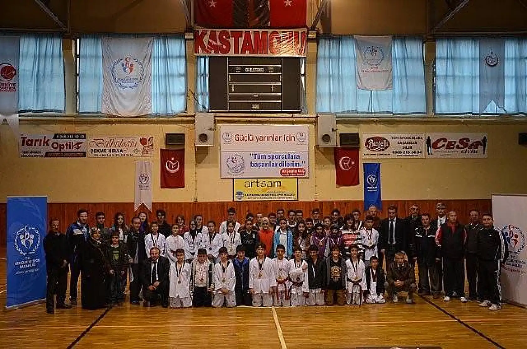 Kastamonu Taekwondo Okullararası il seçmesi 02.03.2014