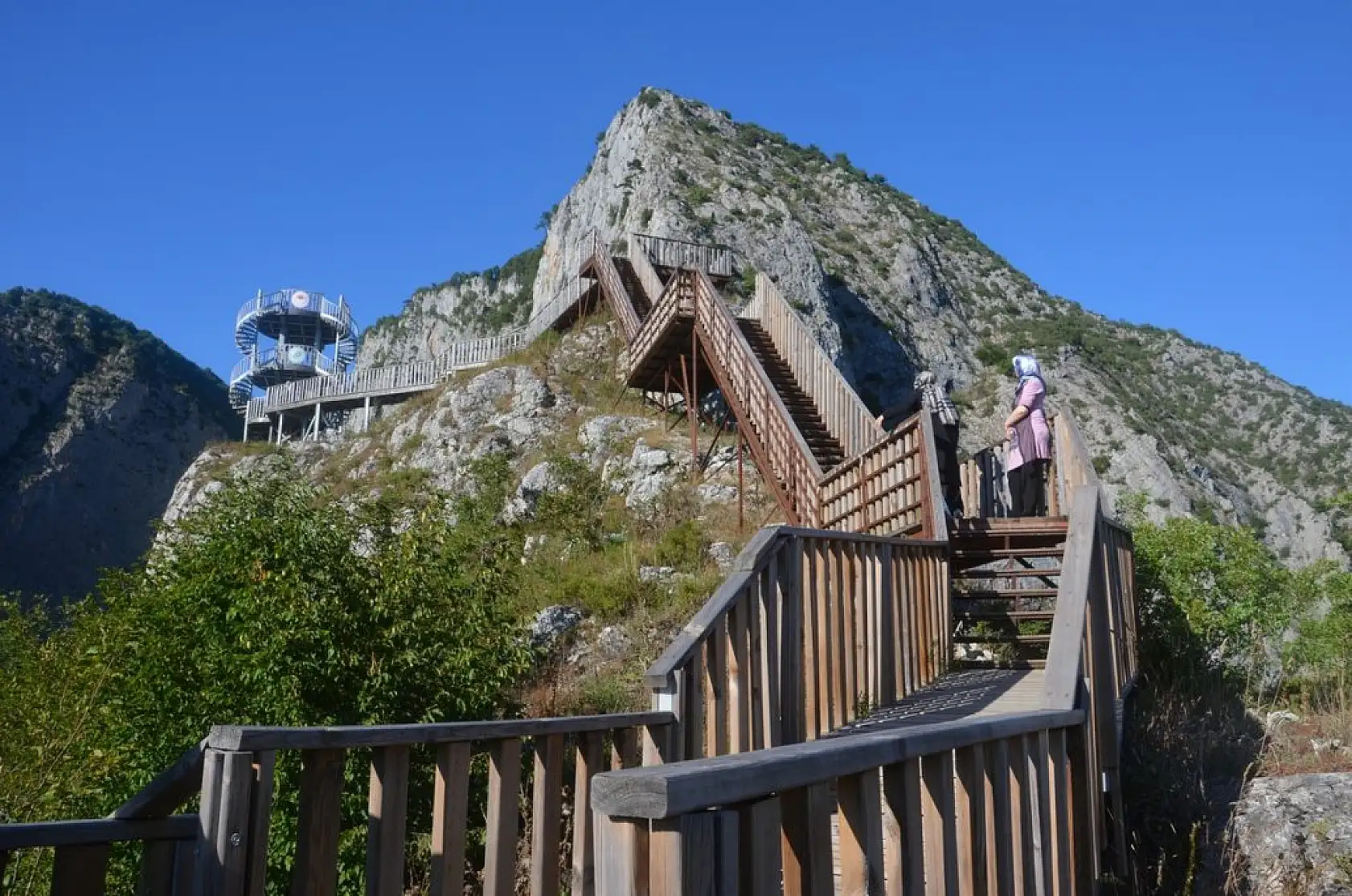 Burgulu terasta adrenalin dolu anlar