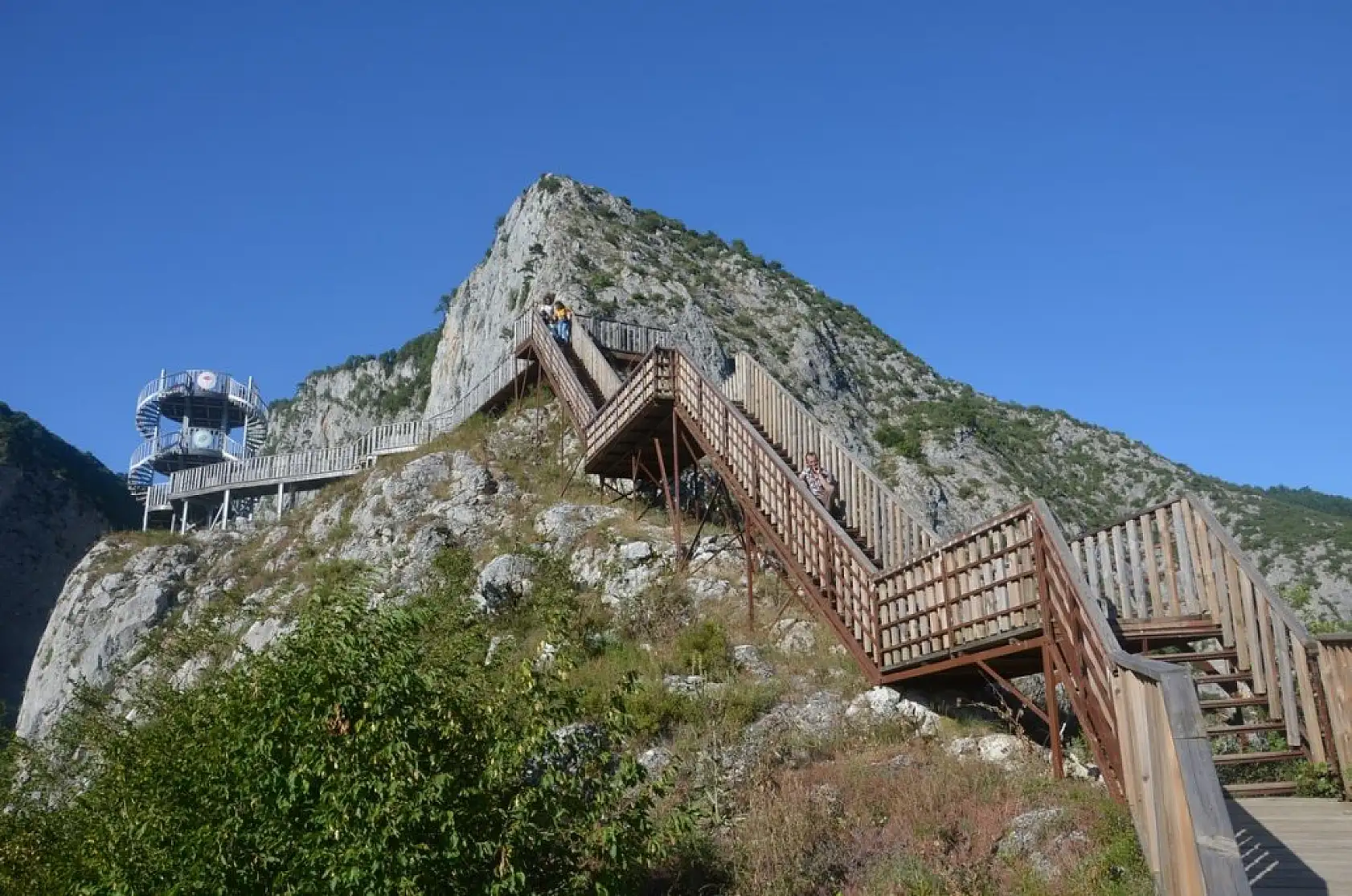 Burgulu terasta adrenalin dolu anlar