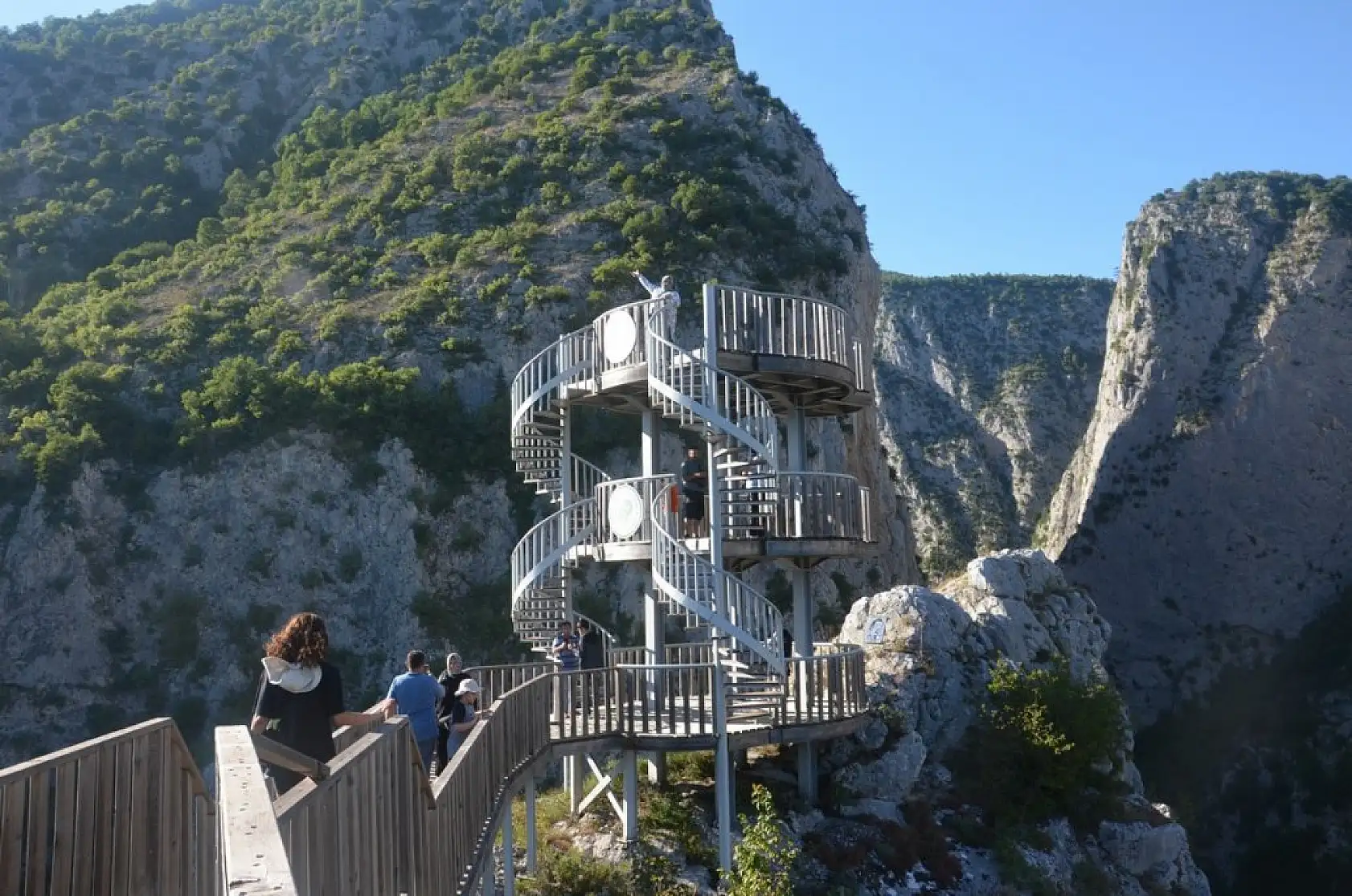 Burgulu terasta adrenalin dolu anlar