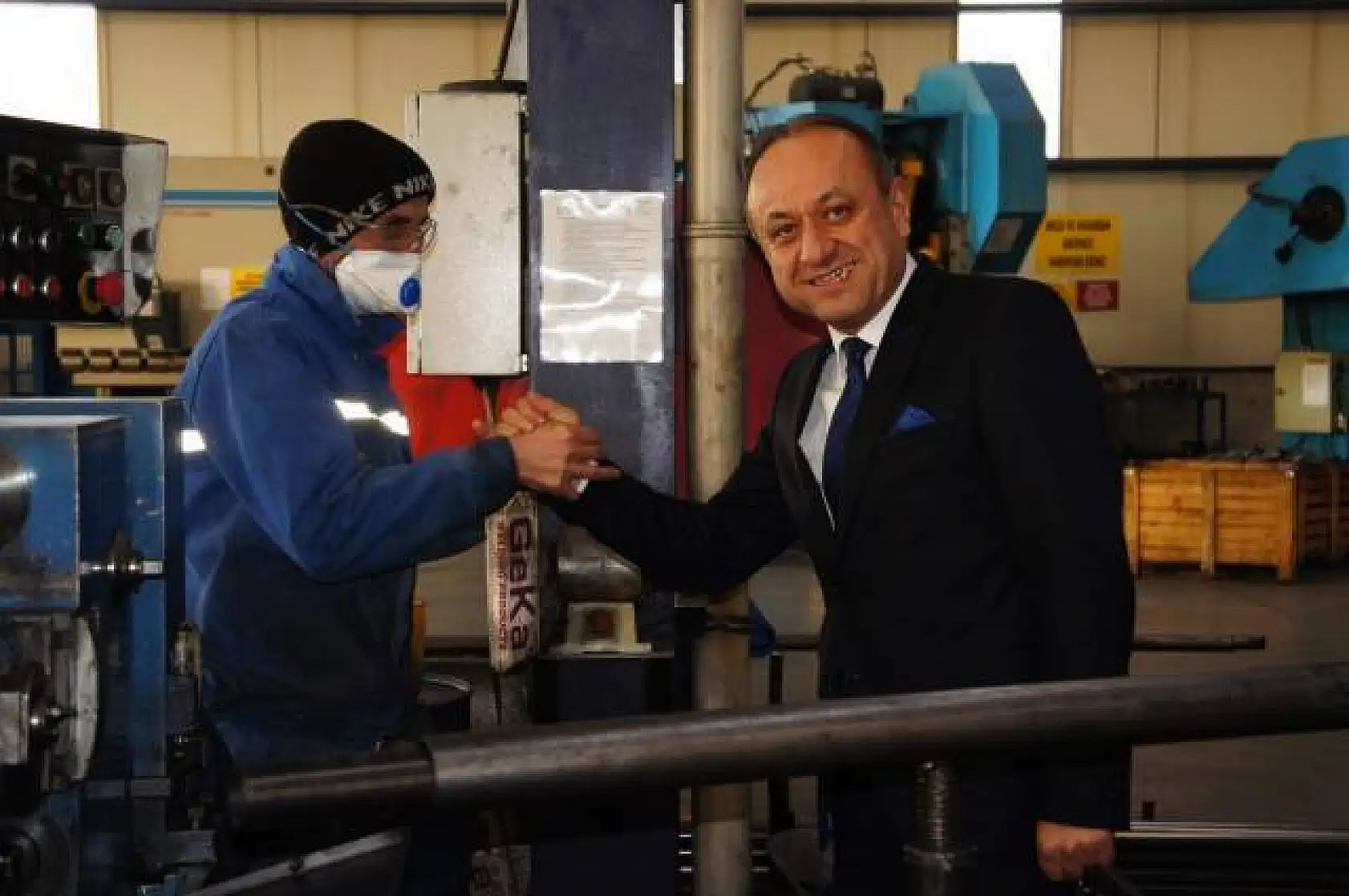 Tahsin Babaş ziyaretlerini sürdürüyor