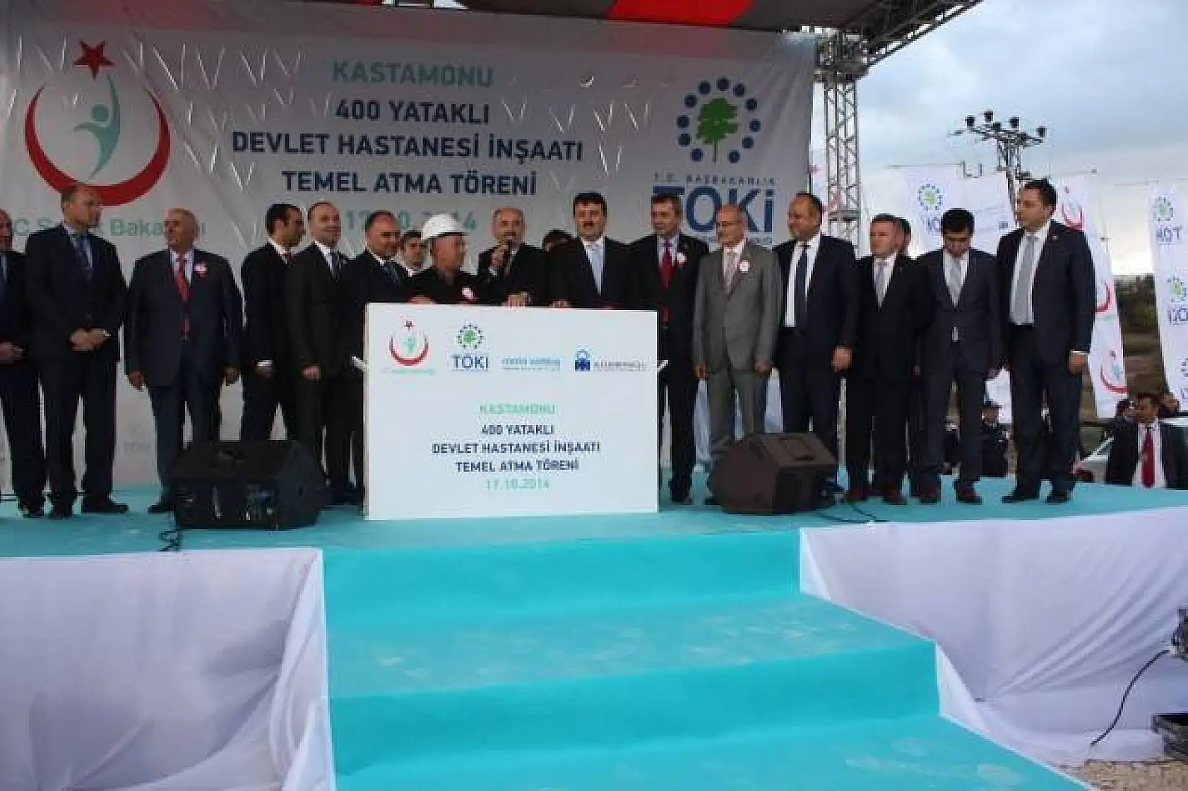 Kastamonu Devlet Hastanesi temel atma töreni