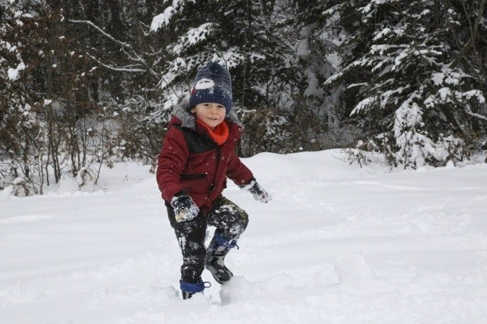Yaralıgöz Dağı beyaz örtüsüyle görsel şölen sunuyor