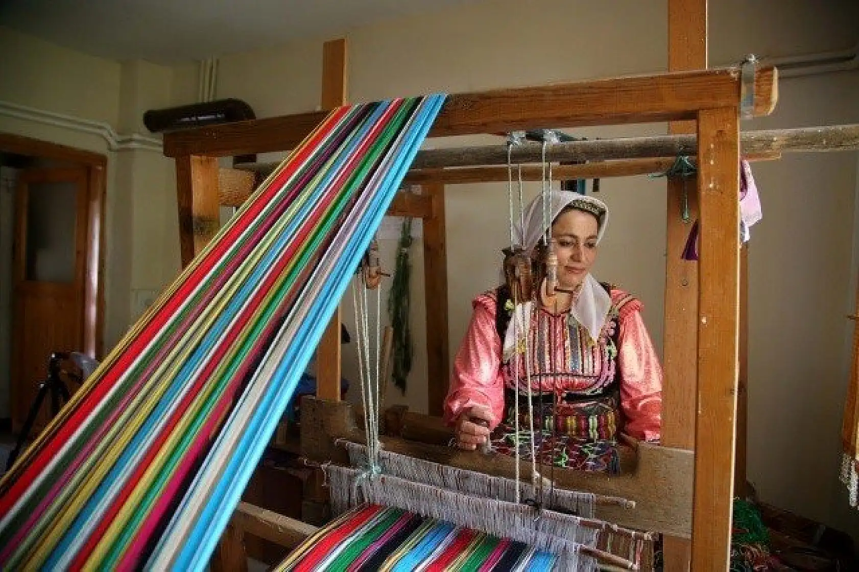 Geleneksel kıyafetli &quotPınar bebek" ilçenin sembolü olmaya aday