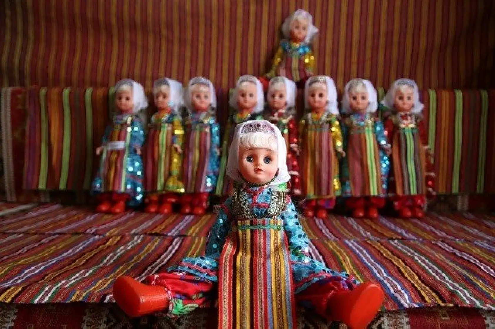 Geleneksel kıyafetli &quotPınar bebek" ilçenin sembolü olmaya aday