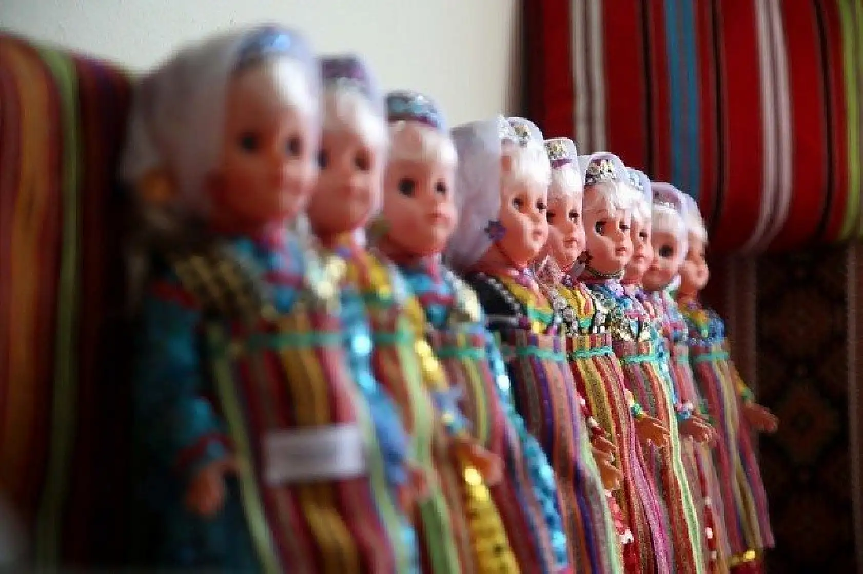 Geleneksel kıyafetli &quotPınar bebek" ilçenin sembolü olmaya aday