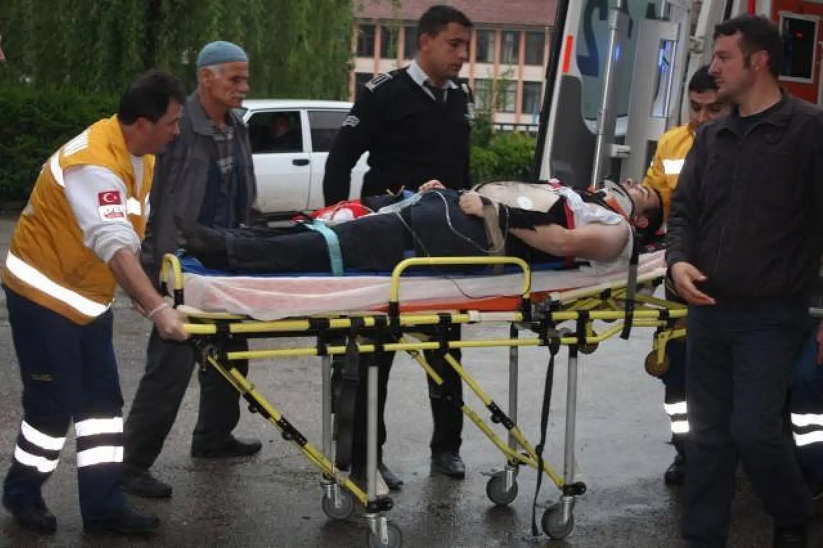 Düğün Konvoyunda Zincirleme Kaza