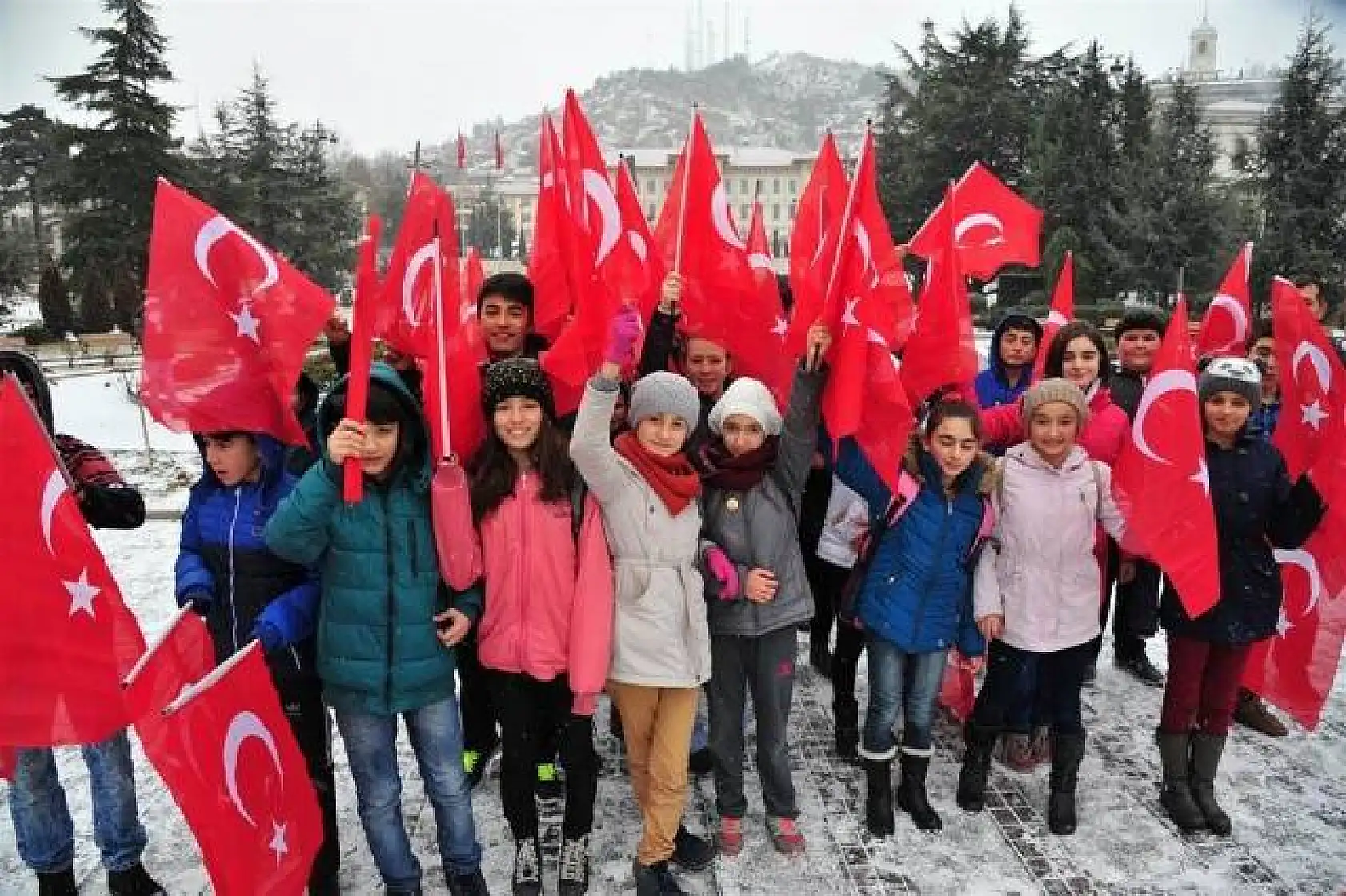 Kastamonu Sarıkamış Şehitleri için yürüdü
