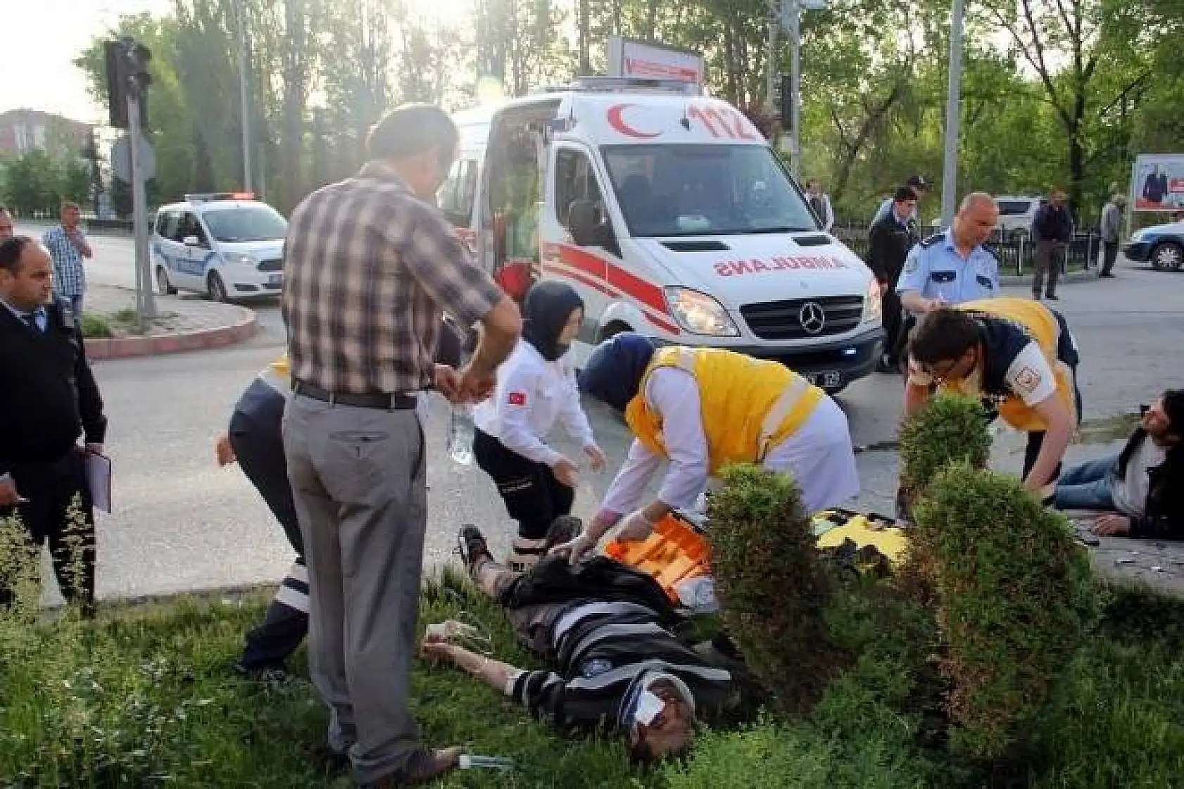 Trafik kazasında can pazarı