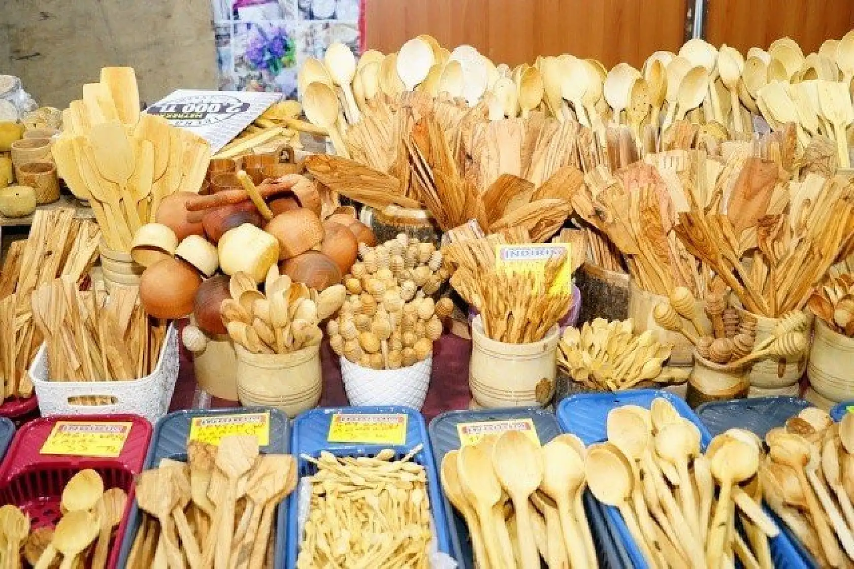 Oklavadan bardağa 150 çeşit ahşap eşya fuarın gözdesi