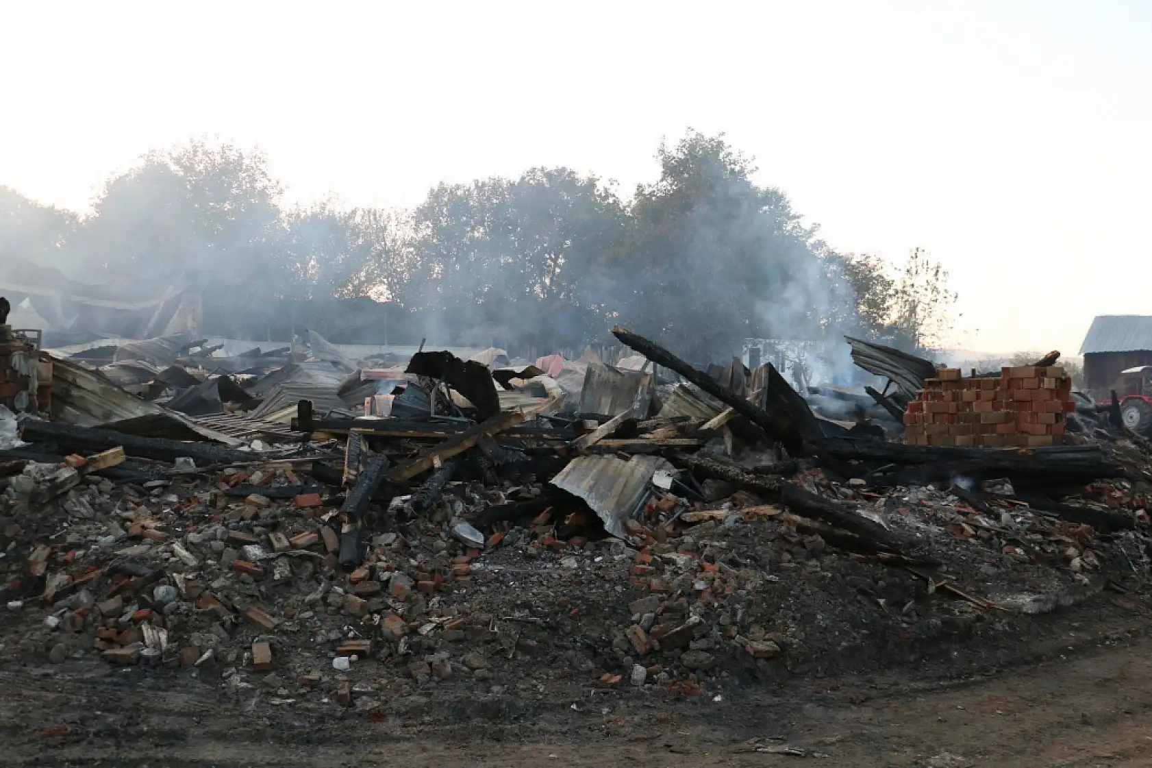 Alpı köyü yangını! 'Bir şeyim kalmadı'