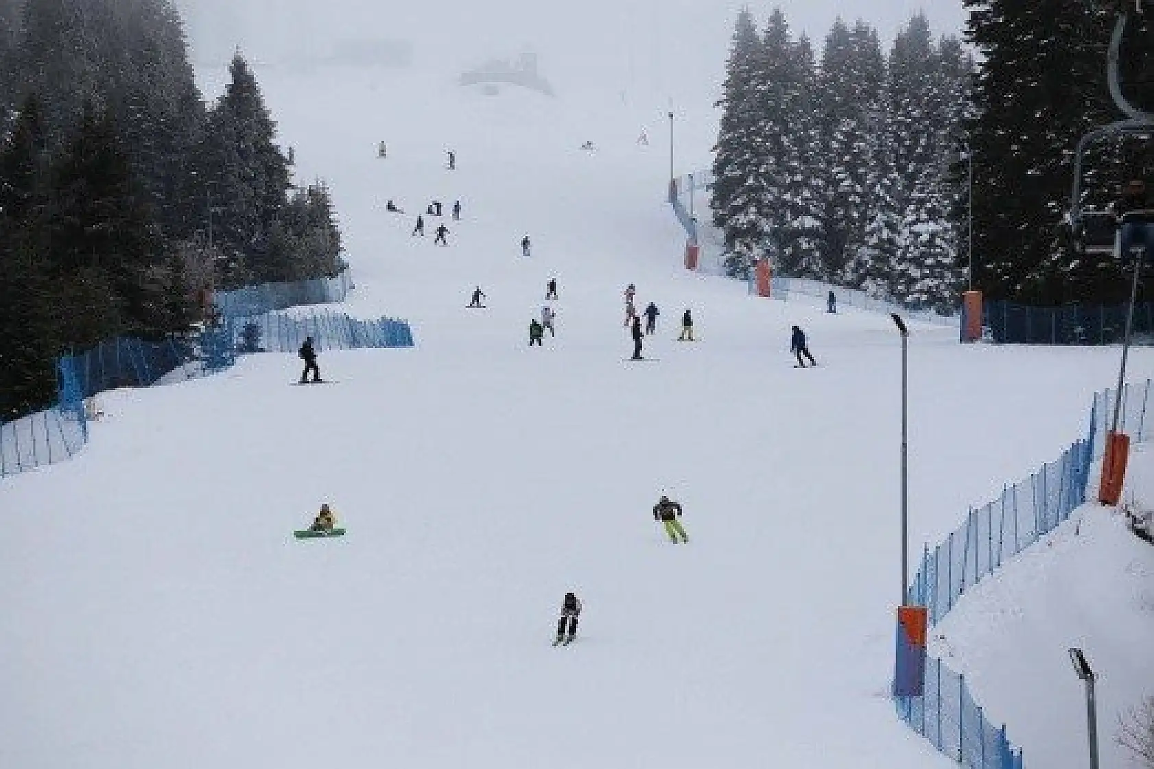 Anadolu'nun &quotyüce dağı&quotnda kayak keyfi