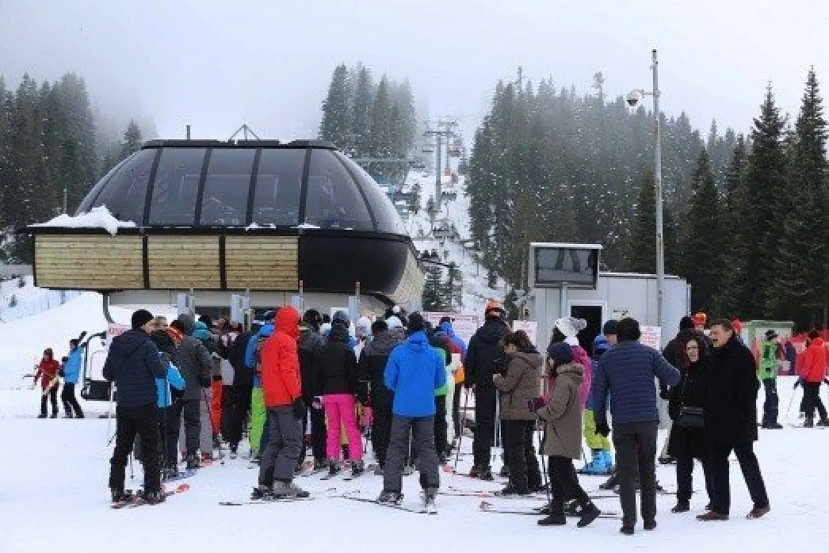 Anadolu'nun &quotyüce dağı&quotnda kayak keyfi