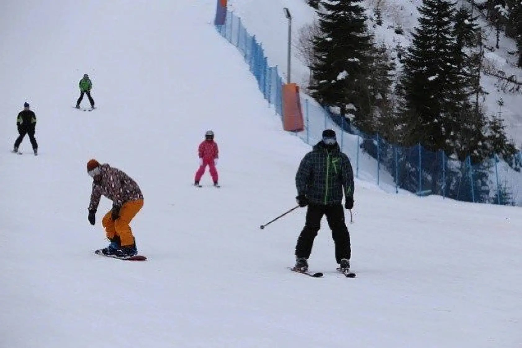 Anadolu'nun &quotyüce dağı&quotnda kayak keyfi