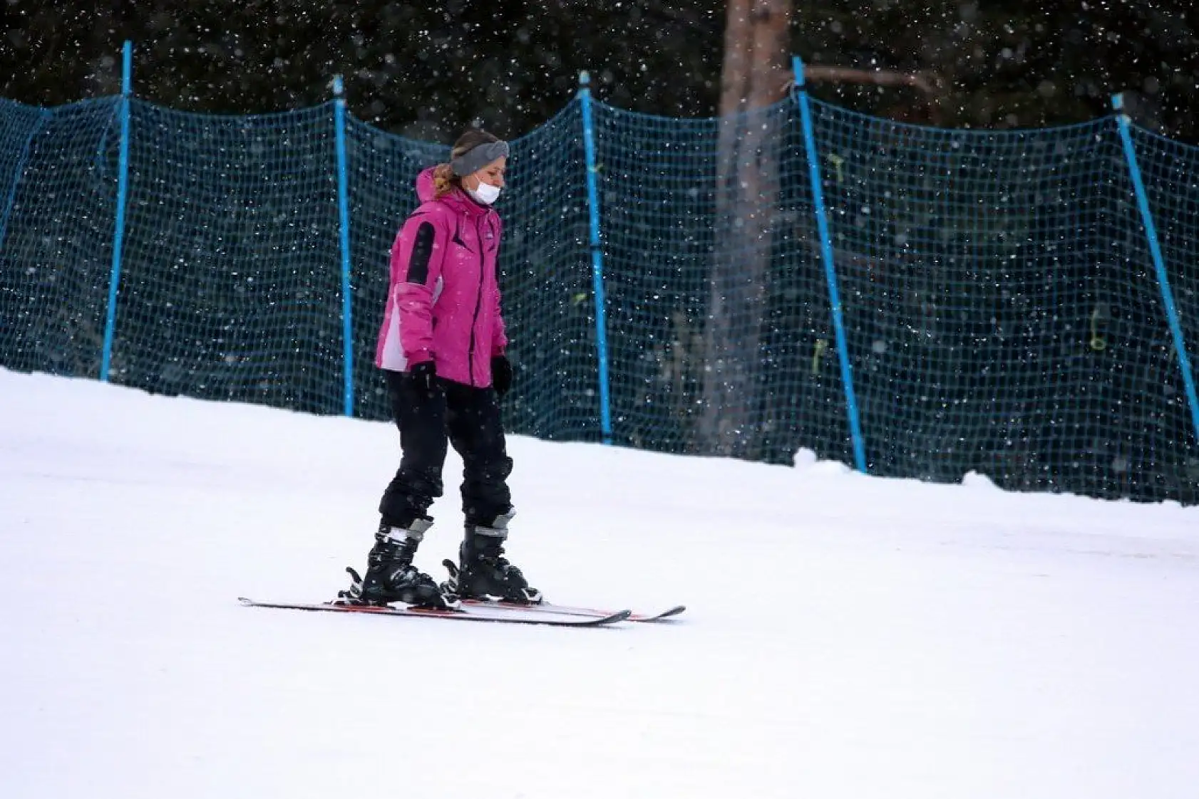 Ilgaz Dağı Kayak Merkezi'nde yoğunluk yaşanıyor