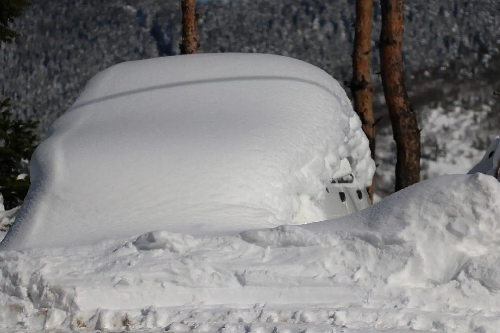 Karla kaplı Küre Dağları görsel şölen sunuyor
