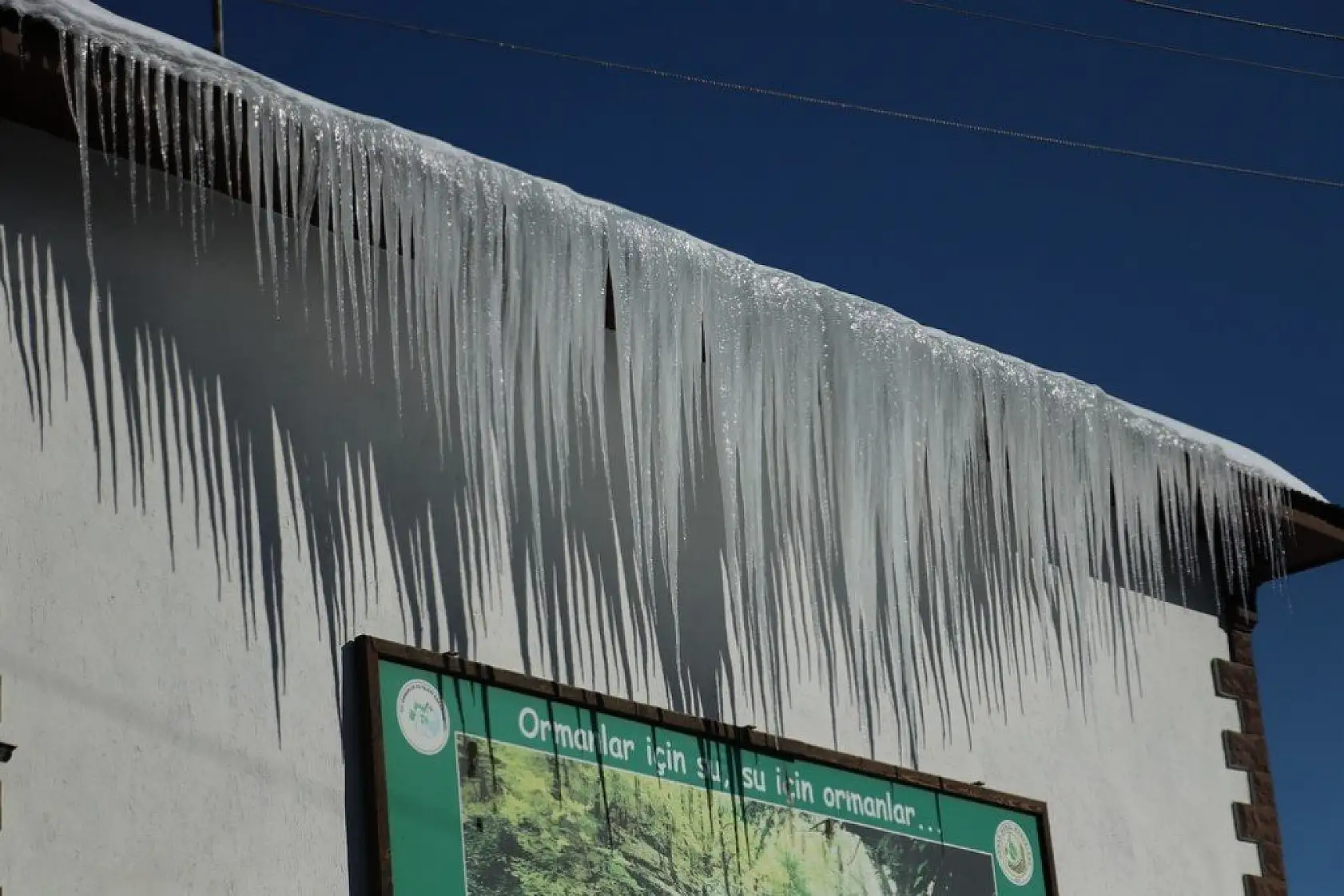 Karla kaplı Küre Dağları görsel şölen sunuyor