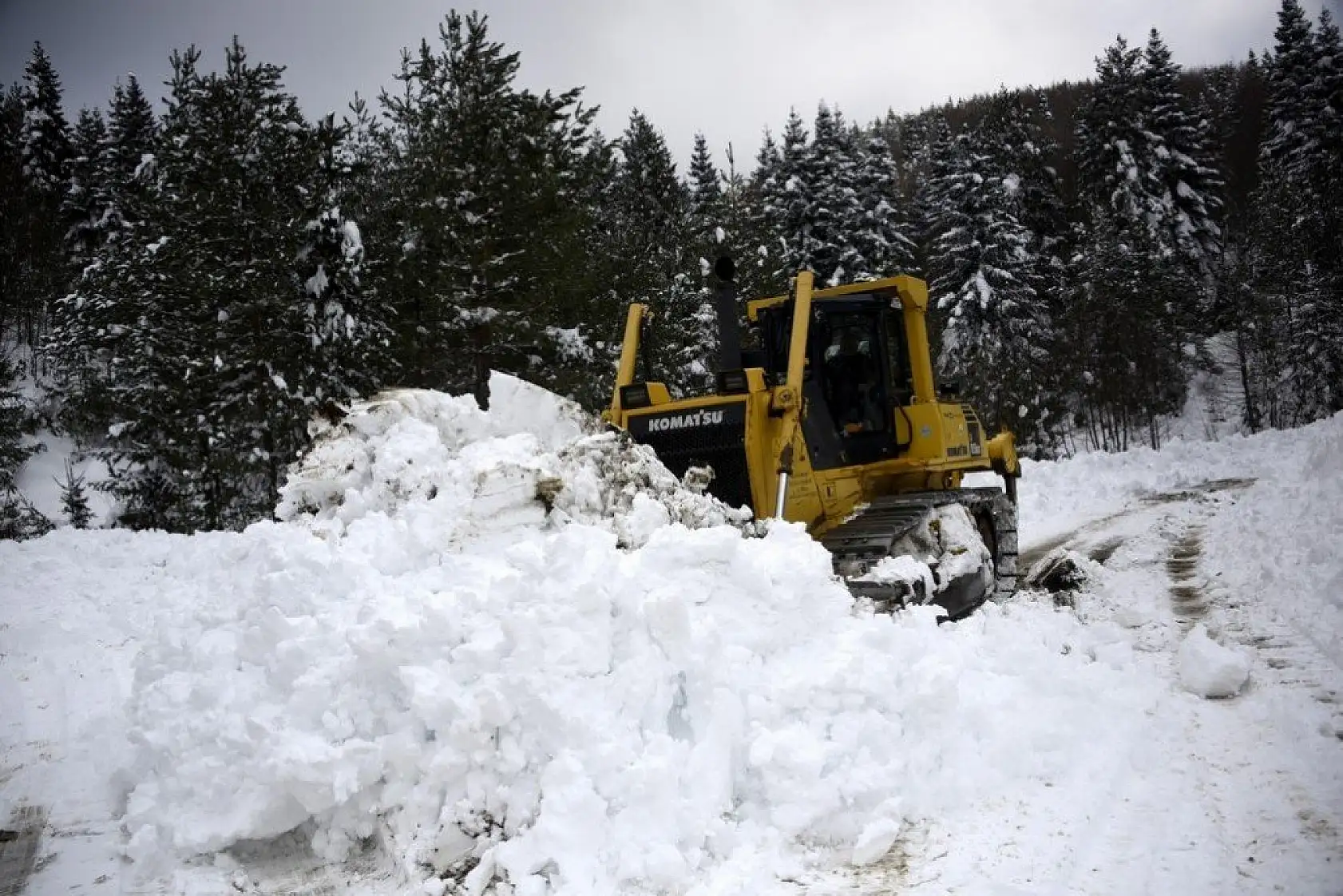 Kastamonu'nun 'kar savaşçıları' bu kışı yoğun geçirdi