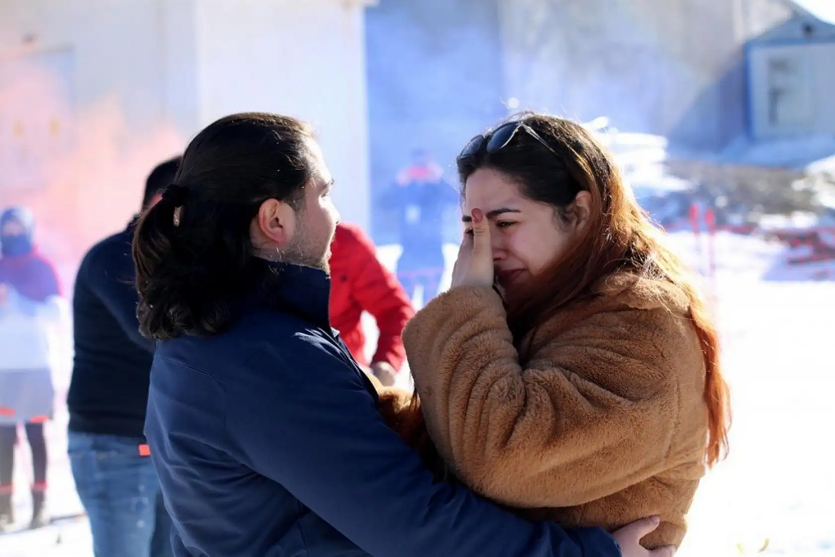 Genç adamdan Ilgaz'ın zirvesinde sürpriz evlilik teklifi