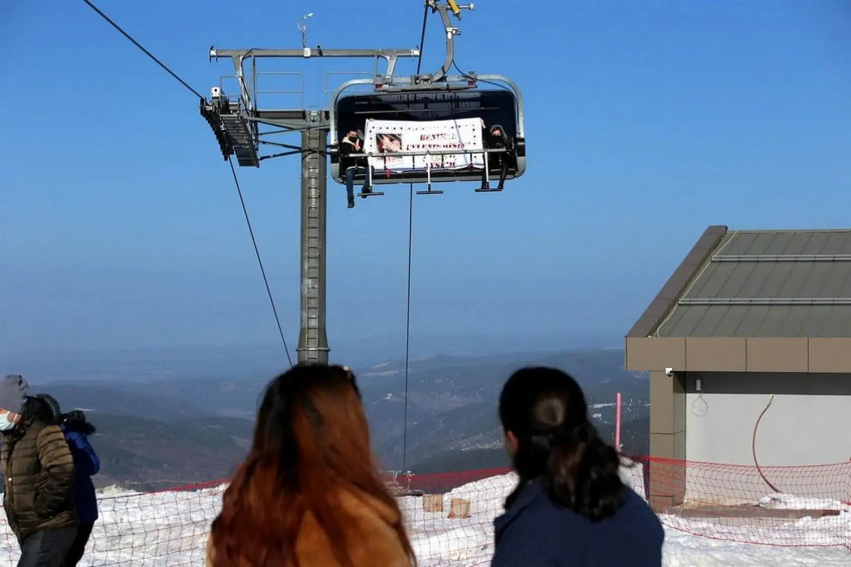 Genç adamdan Ilgaz'ın zirvesinde sürpriz evlilik teklifi