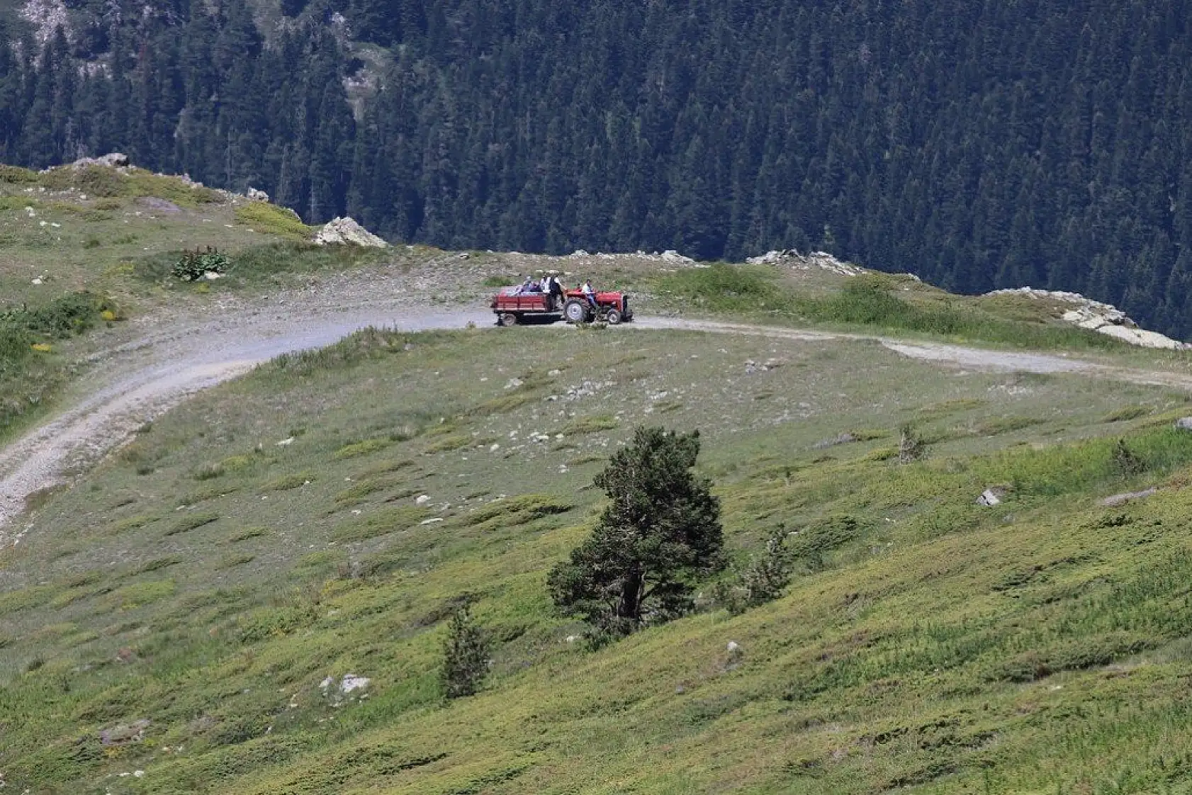 Ilgaz'ın zirvesinde bayrak nöbeti