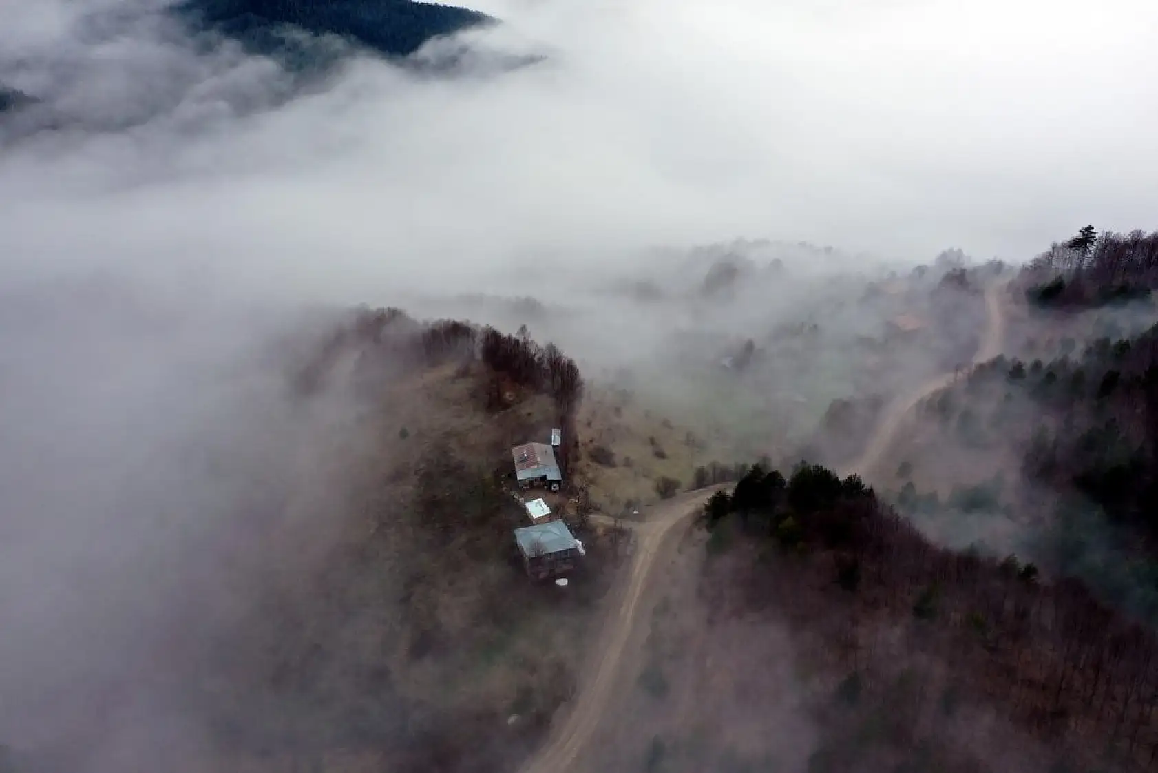 Sisli Küre Dağları havadan görüntülendi