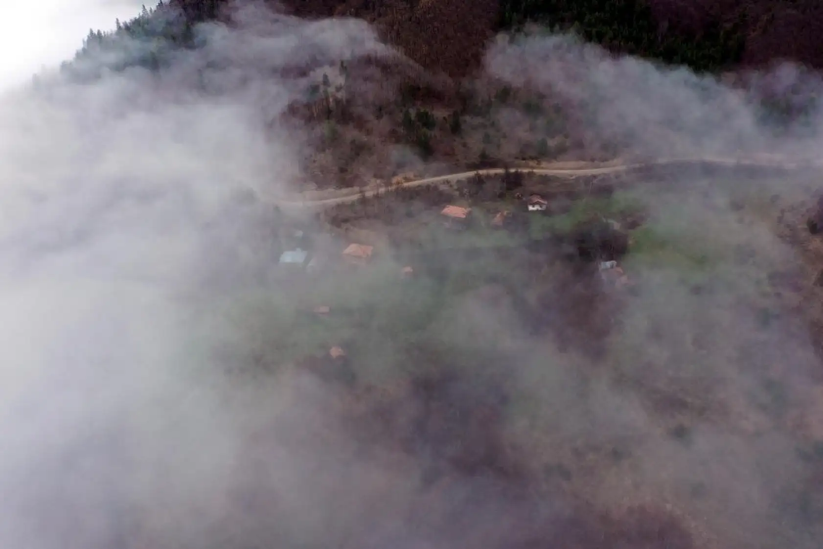 Sisli Küre Dağları havadan görüntülendi