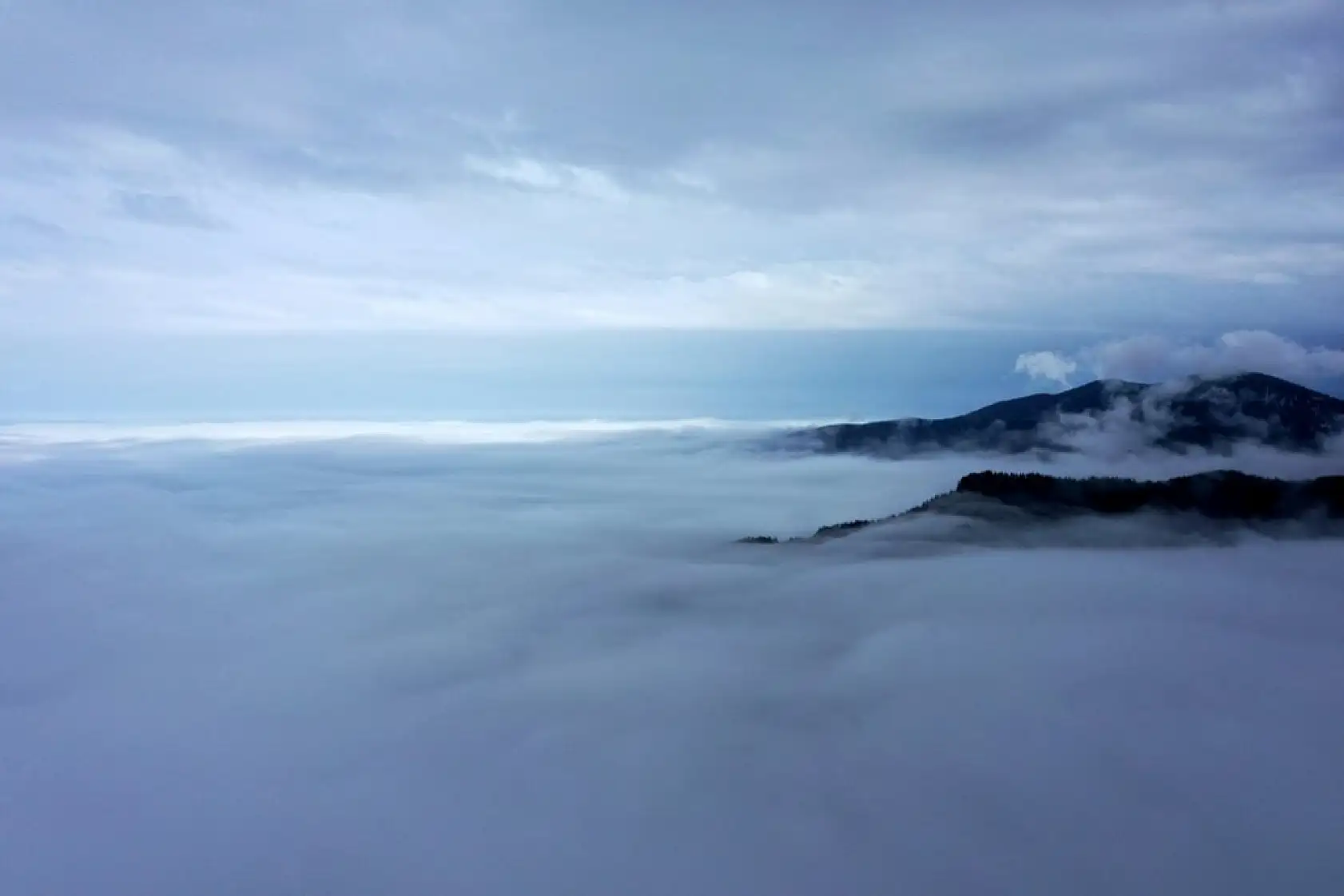 Sisli Küre Dağları havadan görüntülendi