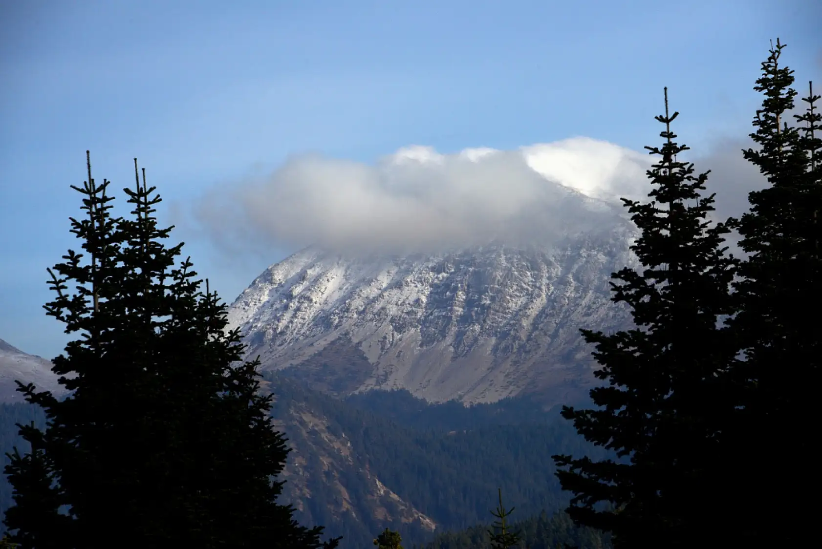 Ilgaz'ın dorukları beyaza büründü