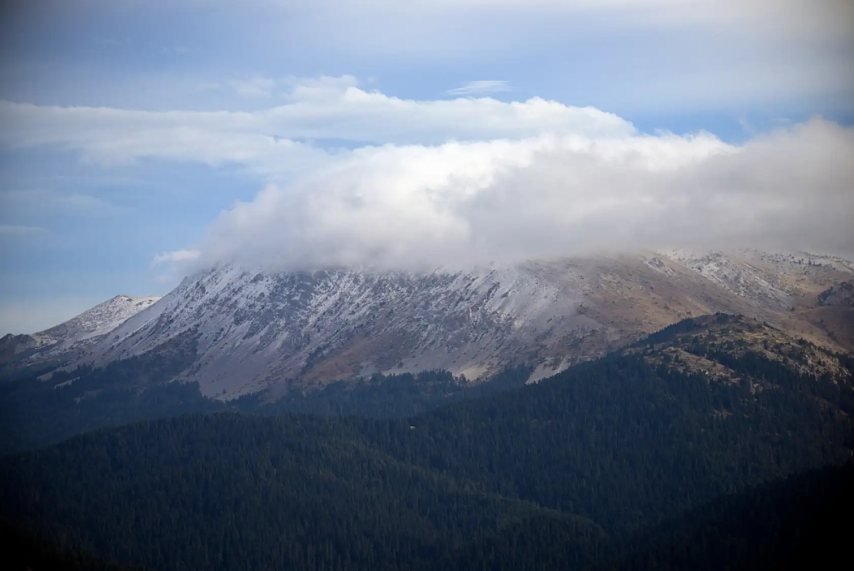 Ilgaz'ın dorukları beyaza büründü