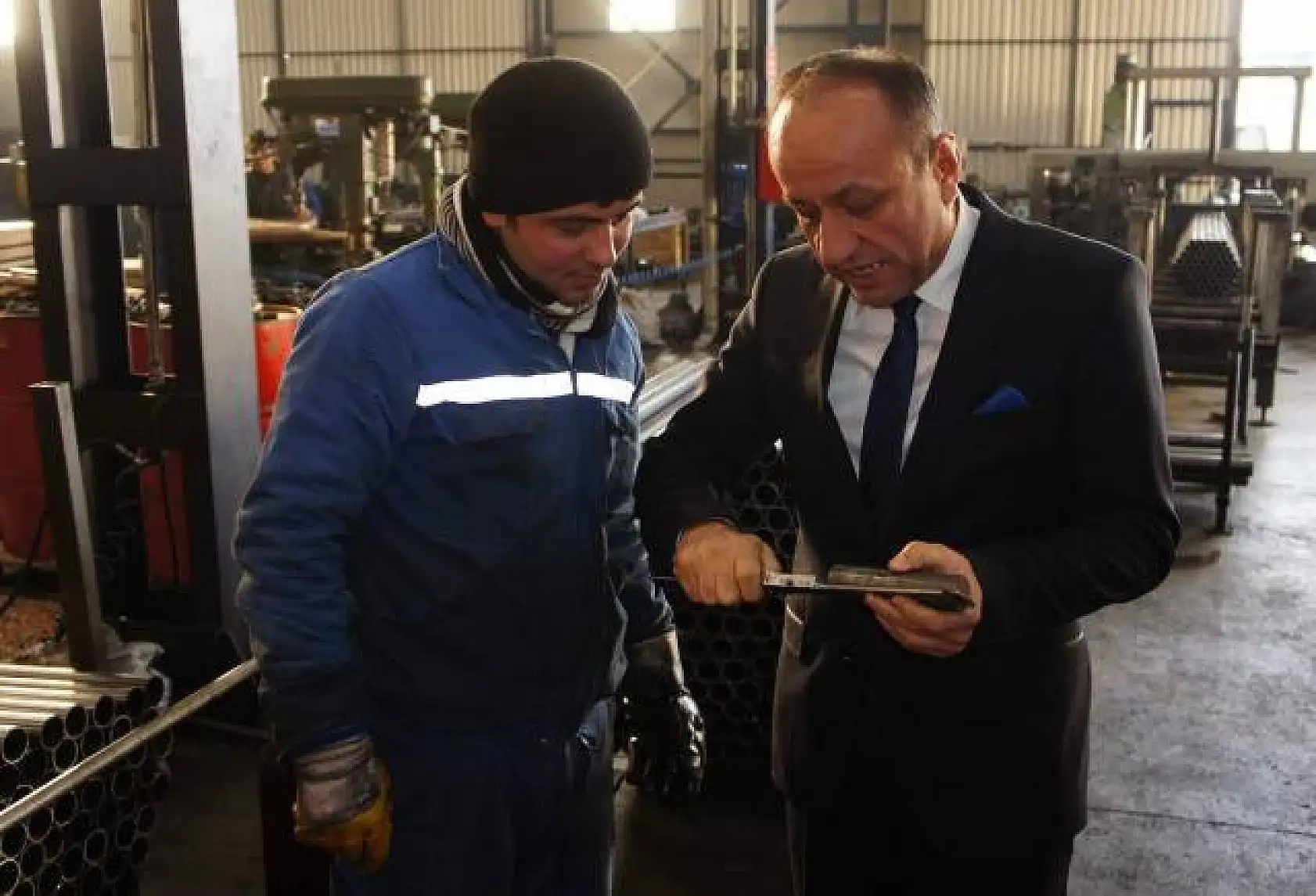 Tahsin Babaş ziyaretlerini sürdürüyor