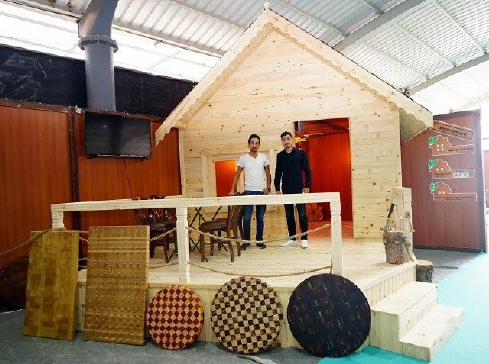 Oklavadan bardağa 150 çeşit ahşap eşya fuarın gözdesi