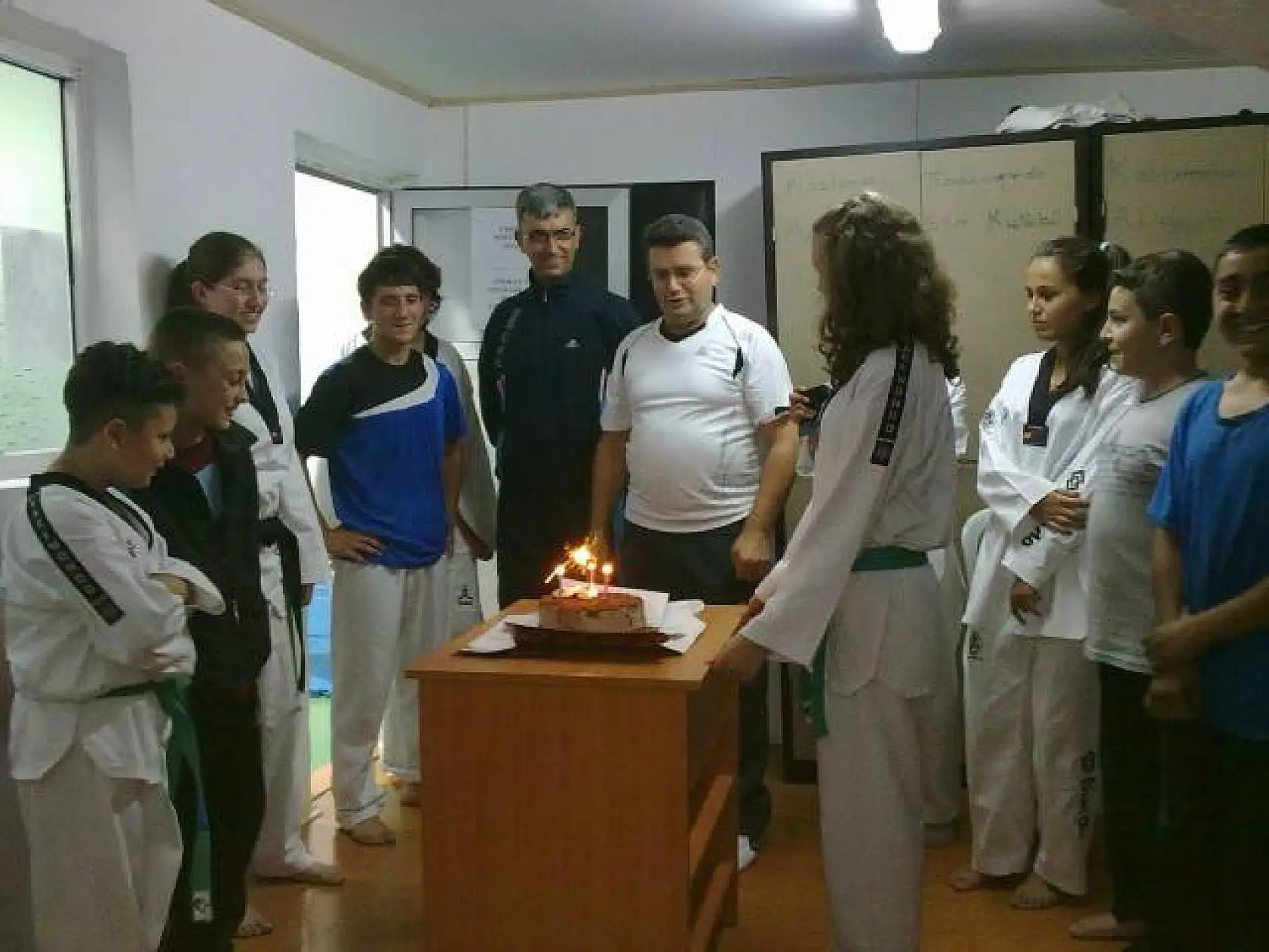 Doğum günü kutlaması (Erişen Spor)