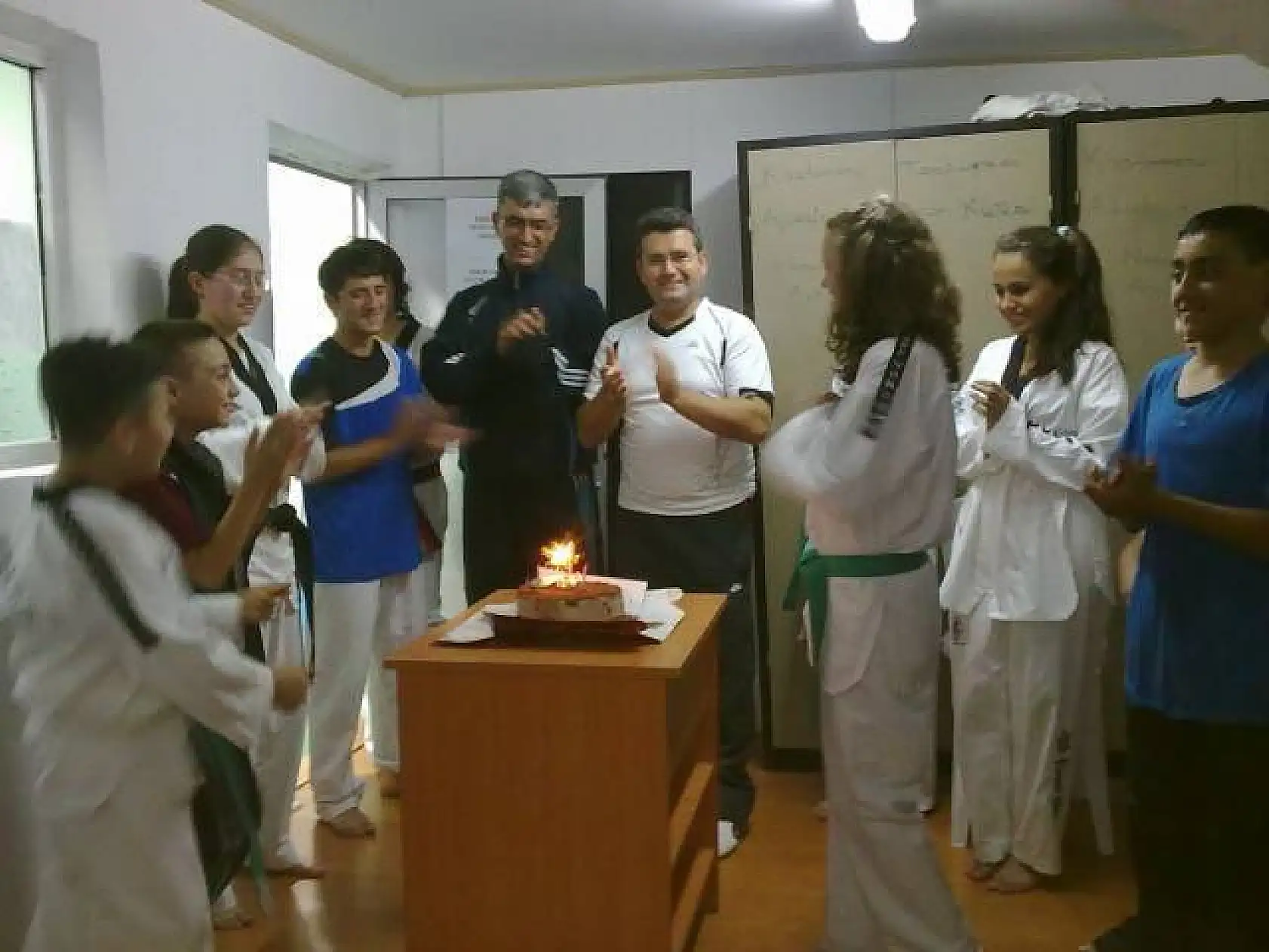 Doğum günü kutlaması (Erişen Spor)