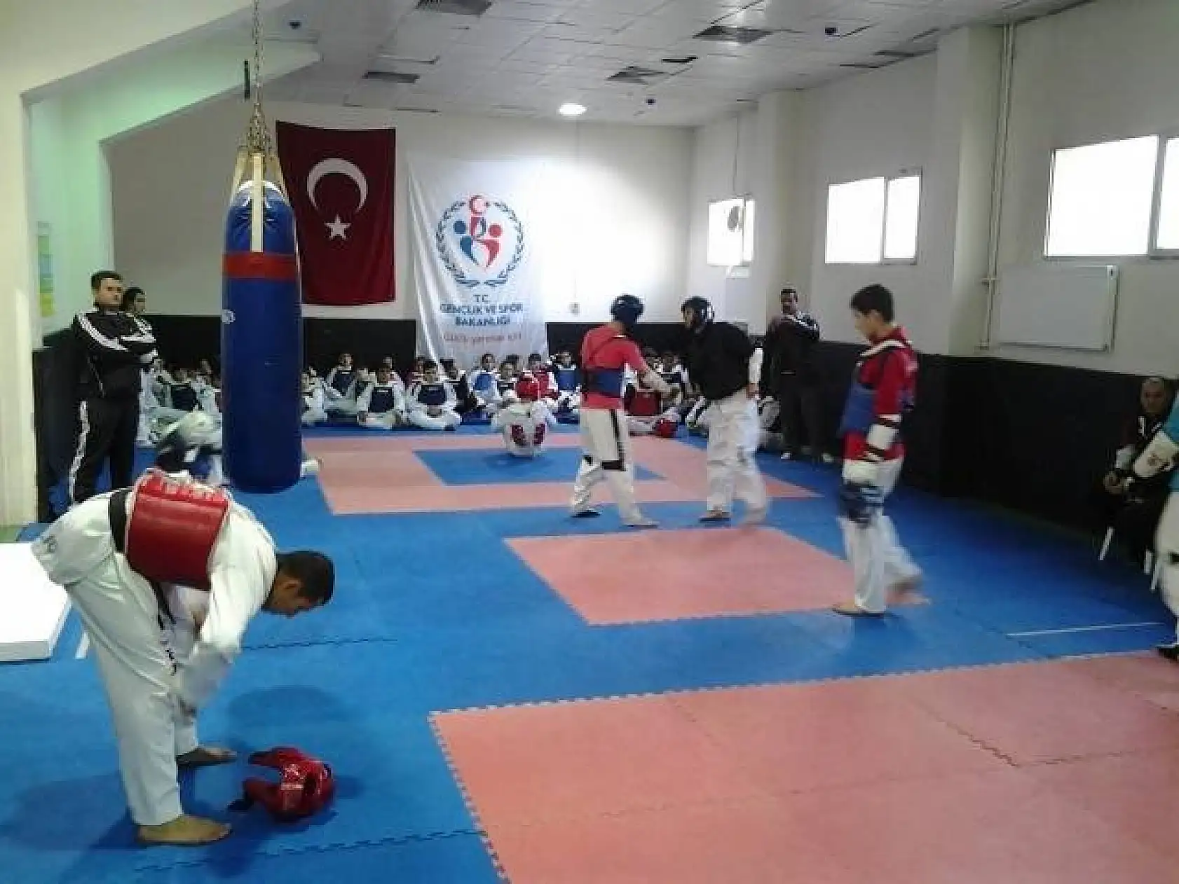 Kastamonu'da Ortak Taekwondo antrenmanı