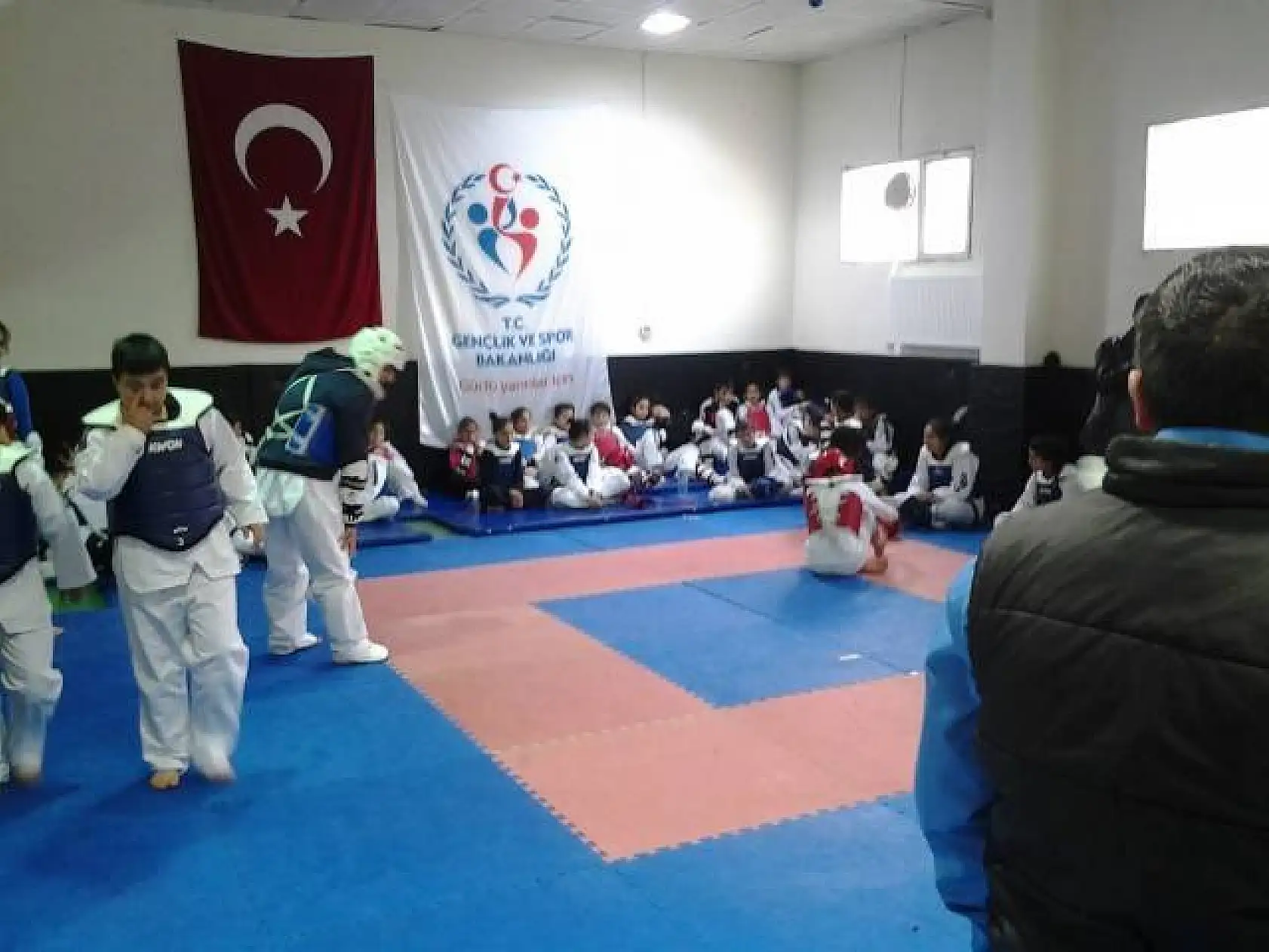 Kastamonu'da Ortak Taekwondo antrenmanı