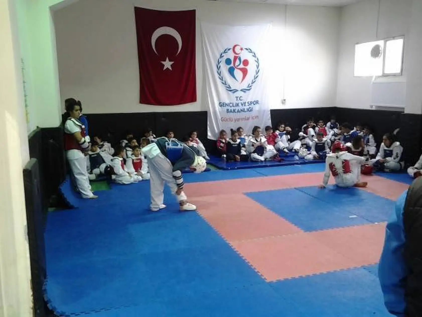 Kastamonu'da Ortak Taekwondo antrenmanı