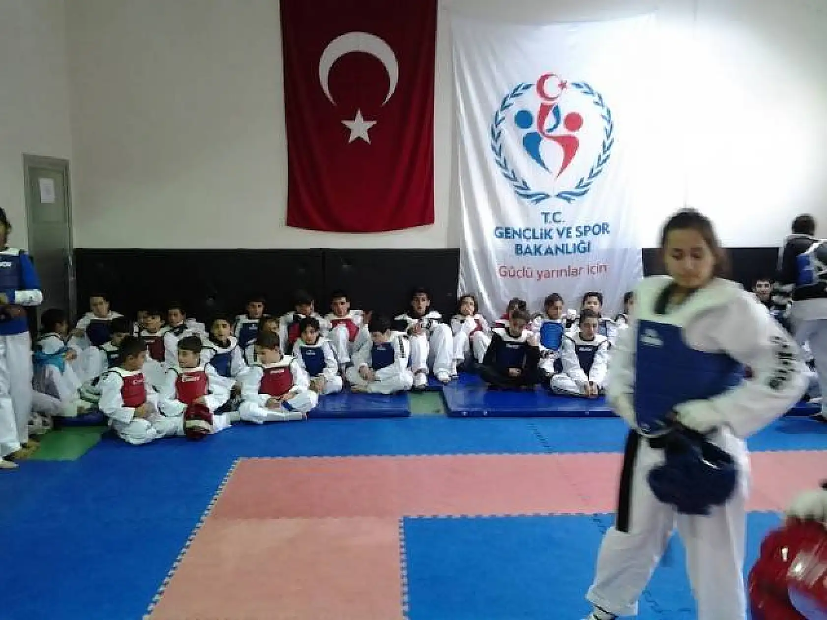 Kastamonu'da Ortak Taekwondo antrenmanı