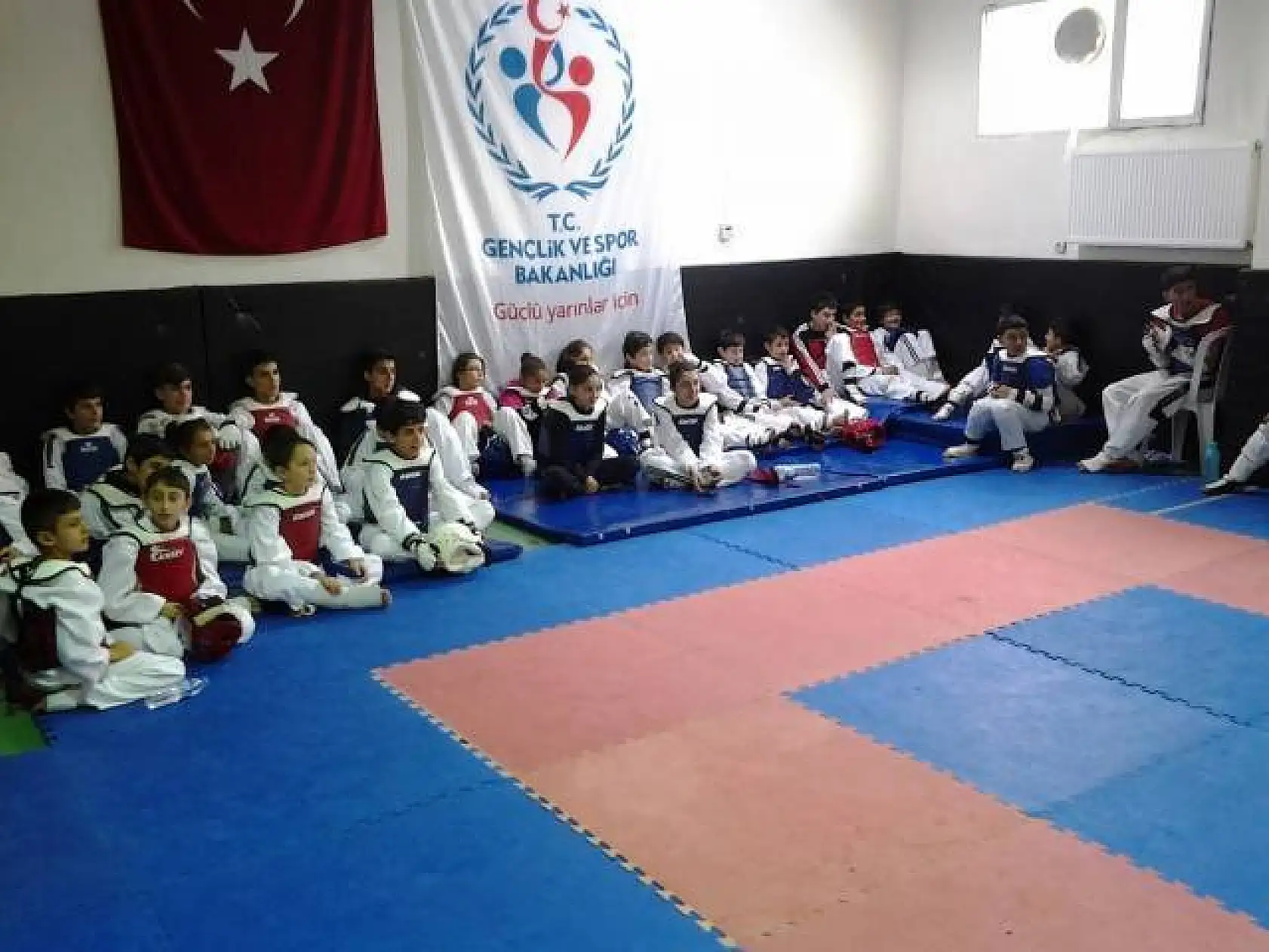 Kastamonu'da Ortak Taekwondo antrenmanı